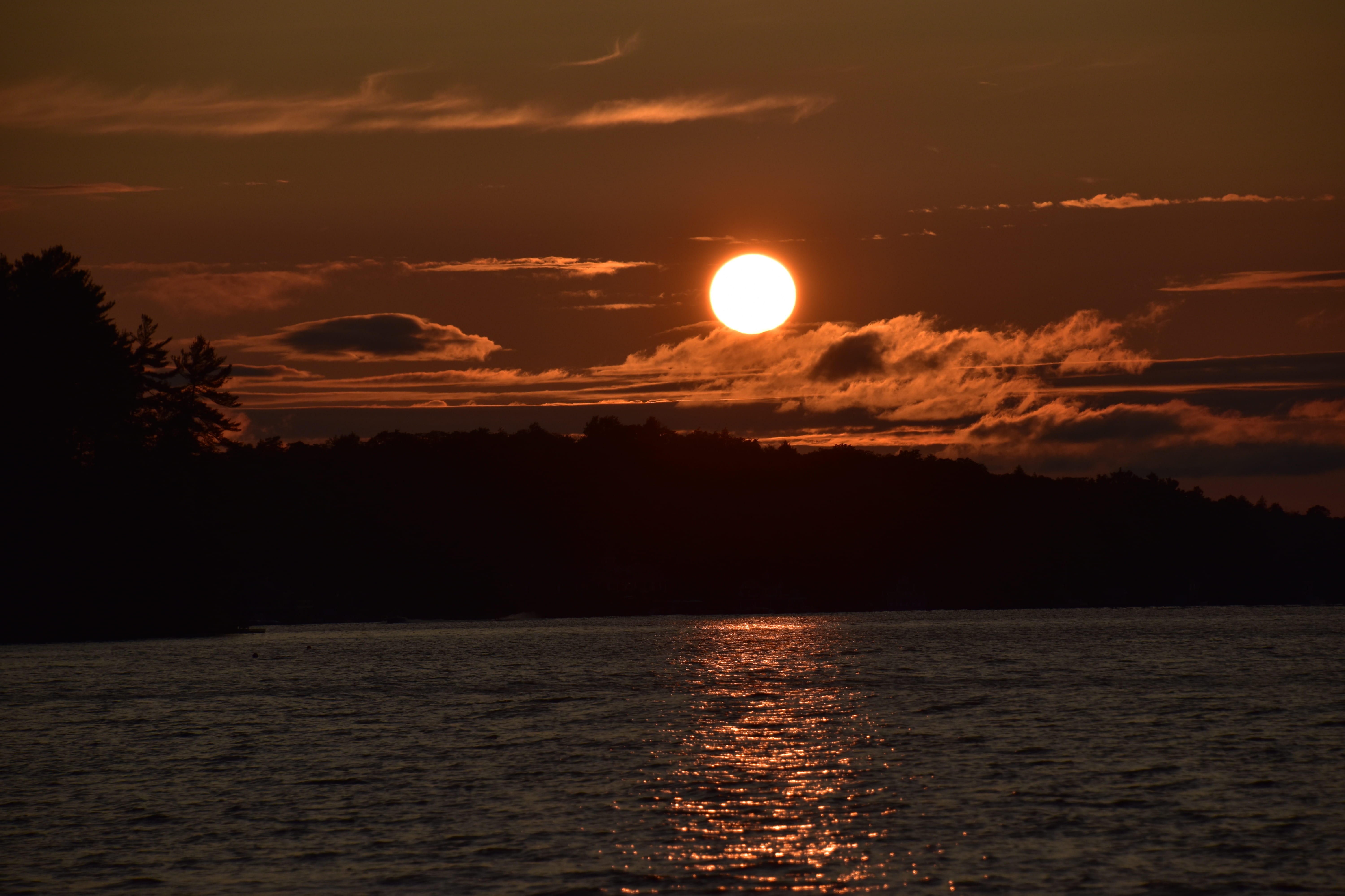 sea, muskoka, cloud - sky, sky, sunset, naturalbeauty, nature, canada, water, idyllic, scenics - nature, beauty in nature, no people, outdoors, non-urban scene, HD Wallpaper