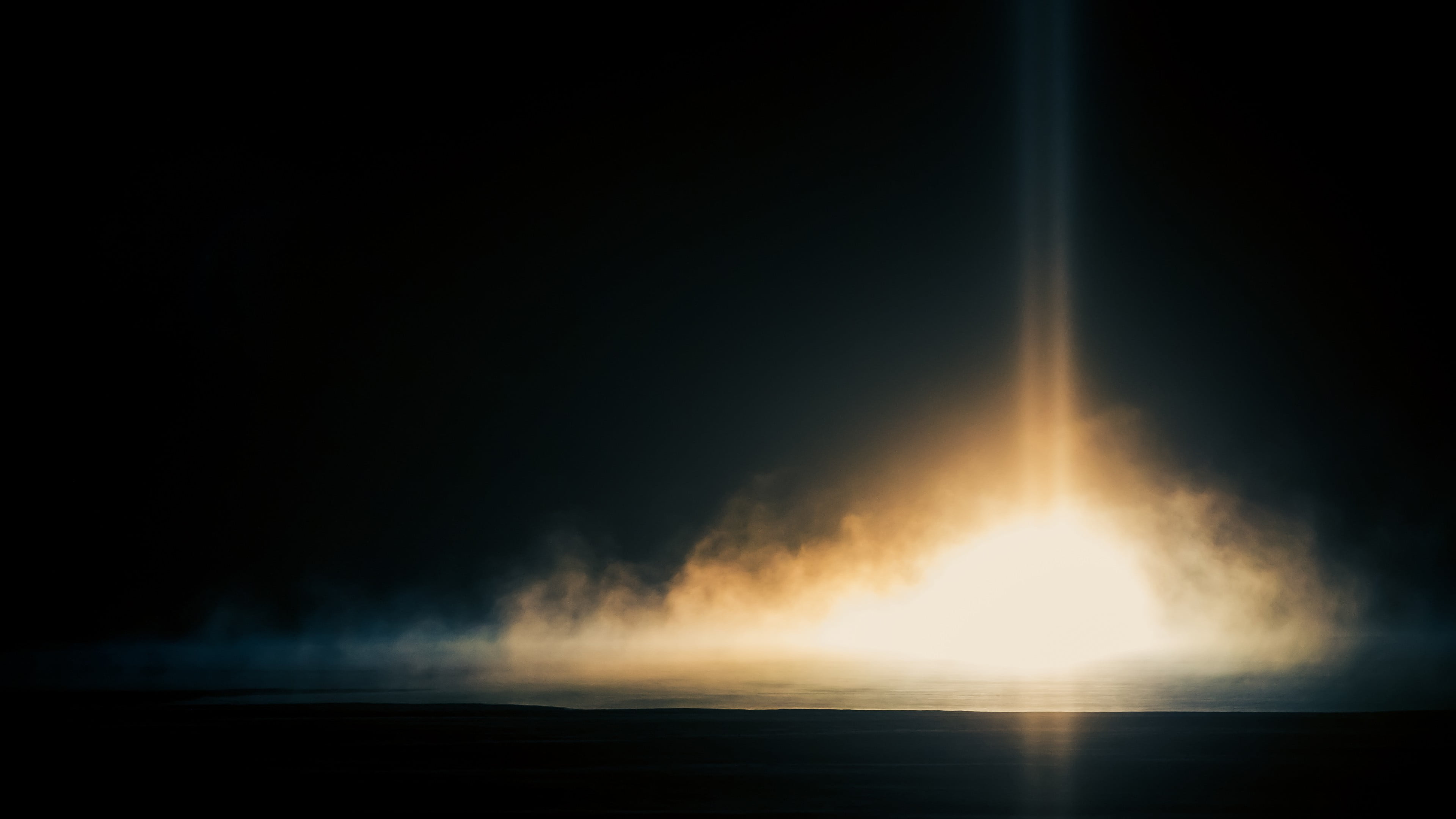 sunlight, dusk, copy space, beauty In Nature, cloudscape, mystery, sunset, shiny, sea, color Image, sky, 4K, illuminated, sun, backgrounds, scenics, weather, HD Wallpaper