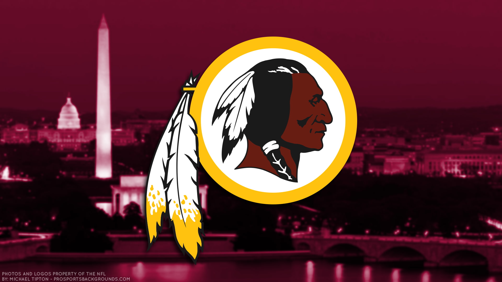 NFL, Emblem, 1080P, Football, Logo, Washington Redskins, HD Wallpaper