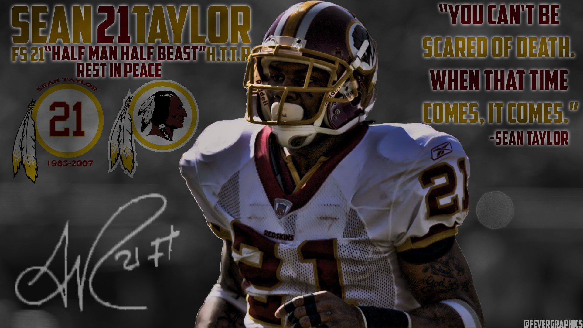 Sean Taylor, Washington redskins, nfl, 1080P, HD Wallpaper