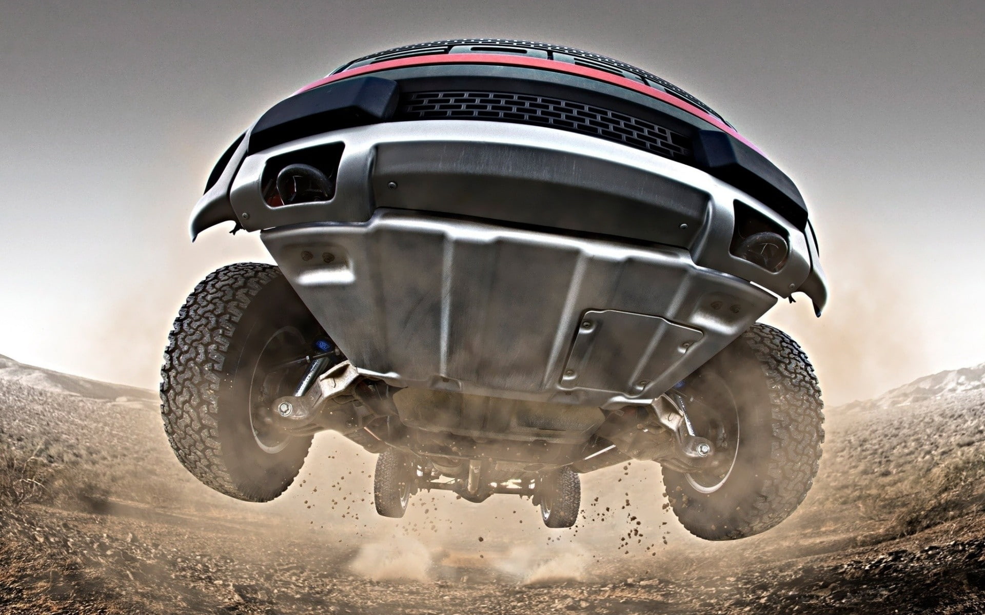 Truck, Ford Raptor, Stop Action, Ford, 1080P, Jump, HD Wallpaper