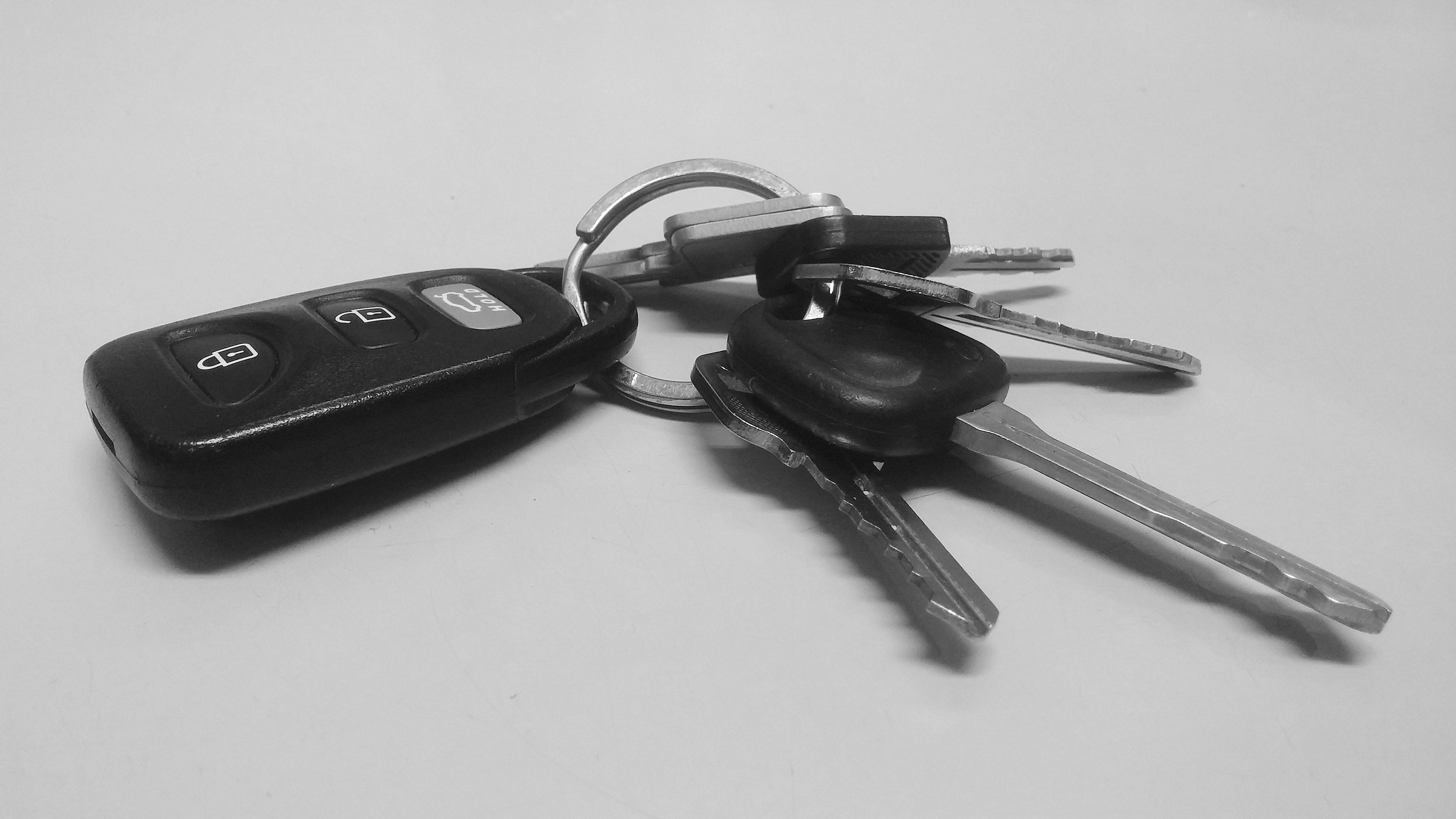 indoors, keys, close-up, two objects, single object, key fob, still life, transportation, studio shot, no people, aggression, white background, security, HD Wallpaper