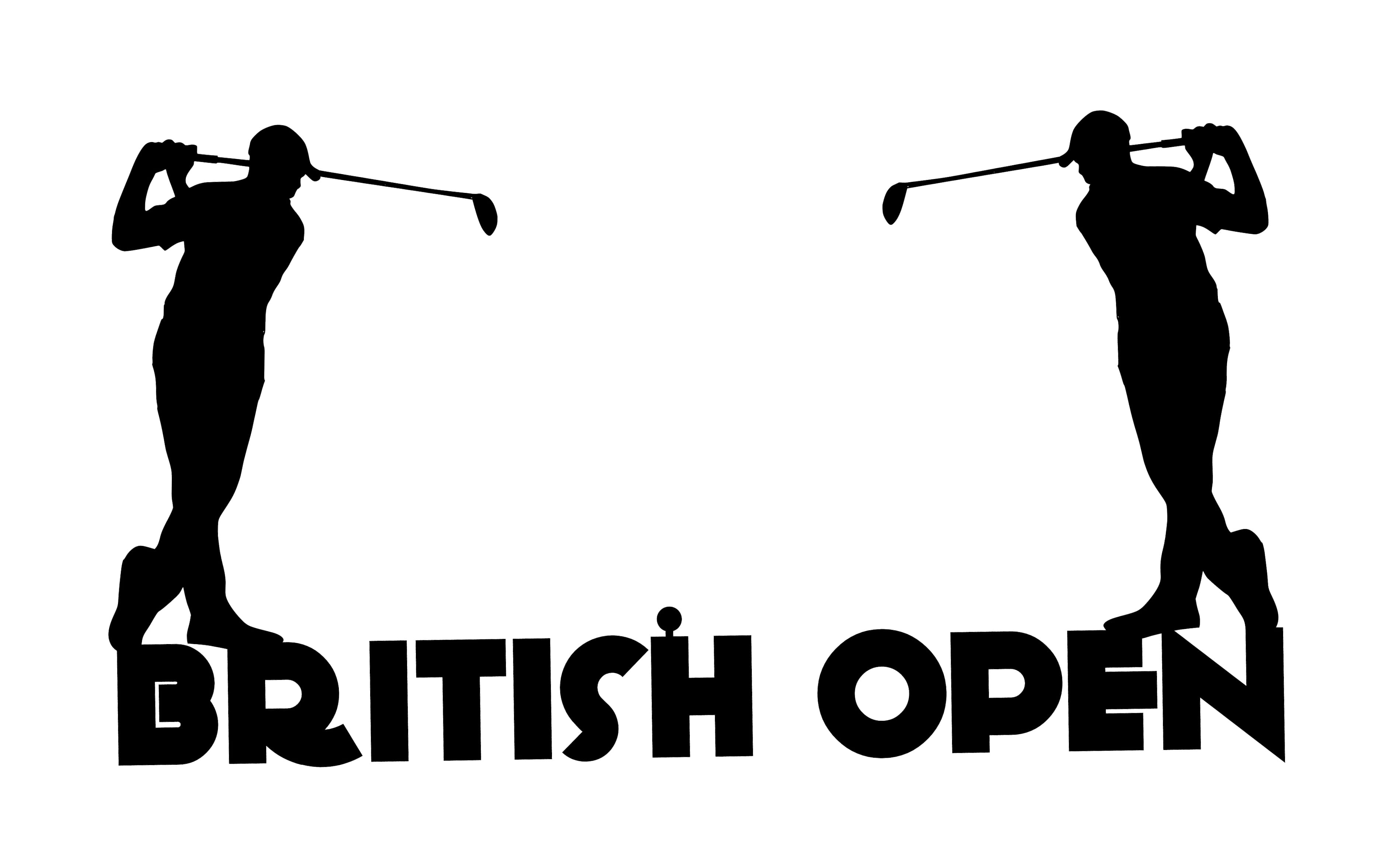 white background, british, cut out, sportsman, sport, golf, communication, british open, open golf, men, winning, tournaments, nature, black color, leisure activity, HD Wallpaper