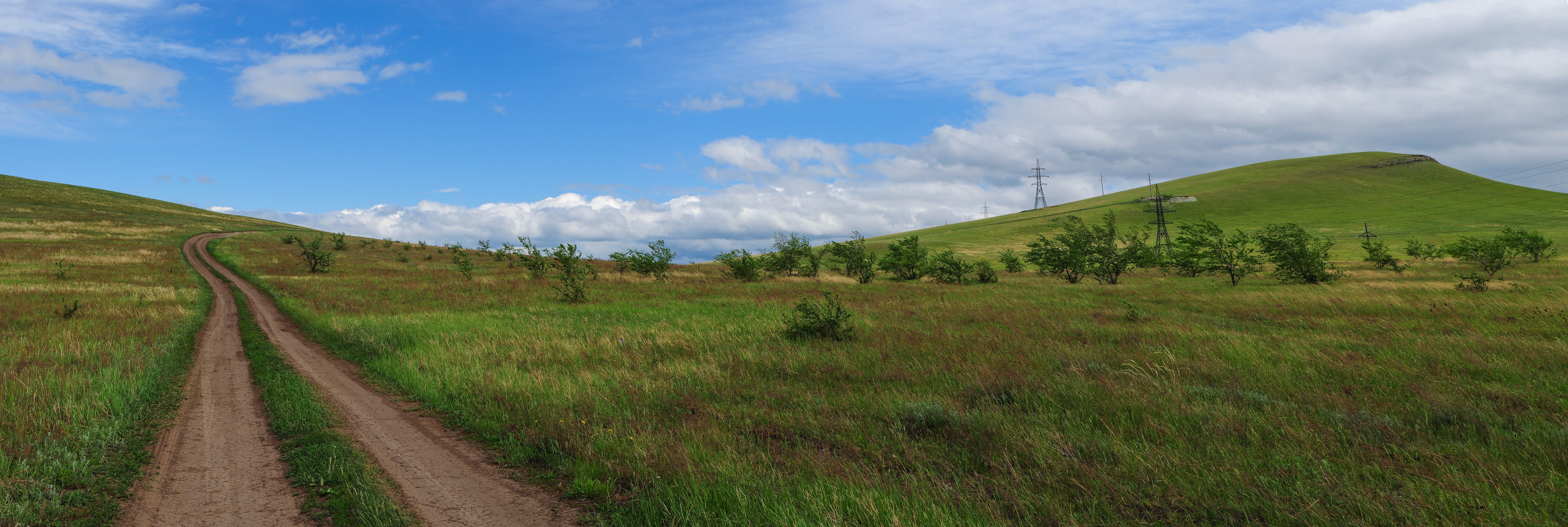 transportation, bright, rural Scene, field, meadow, 5K, environment, outdoors, non-urban scene, daytime, landscape, summer, open spaces, rolling landscape, HD Wallpaper