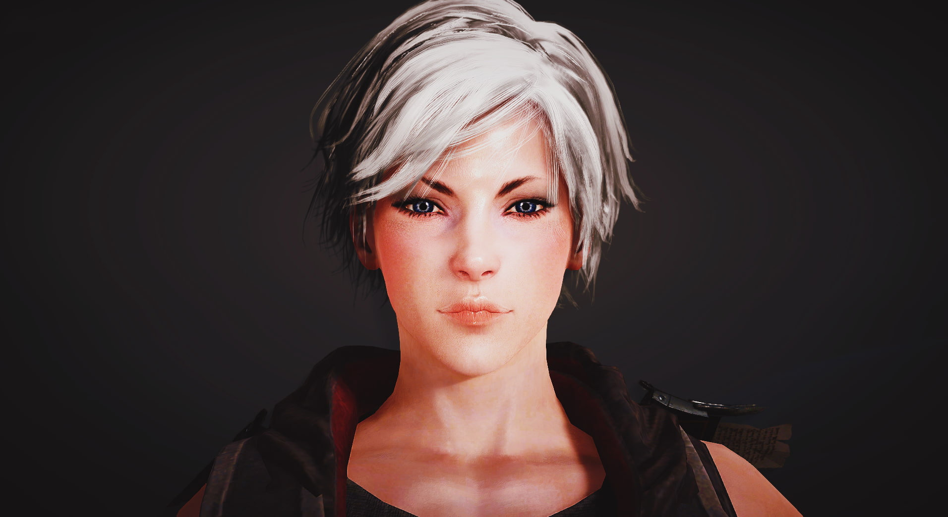 video games, blue eyes, white hair, Black Desert, 720P, HD Wallpaper