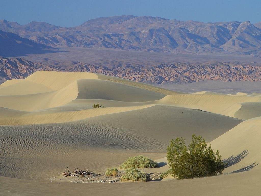 tranquility, dunes, california, 480P, sand dune, nevada, landscape, outdoors, arid climate, tranquil scene, no people, hot, desert, sand, beauty in nature, HD Wallpaper