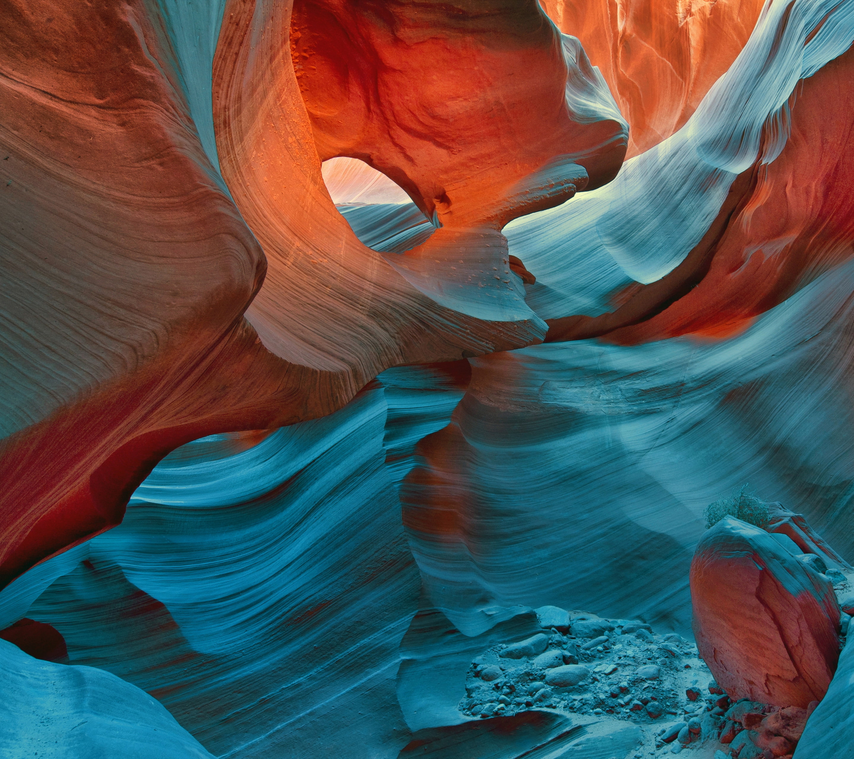 rock, Antelope Canyon, 2K, HD Wallpaper