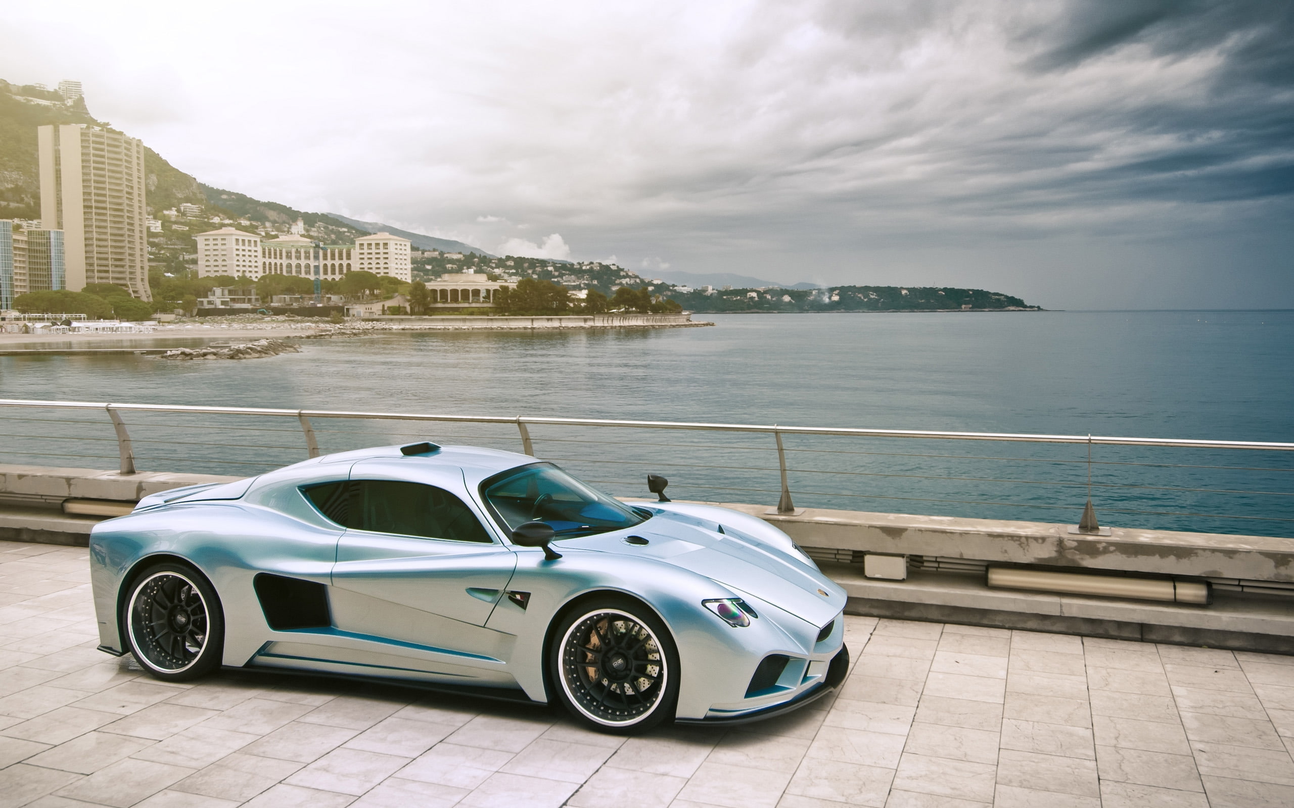 2K, evantra, carlo, sports, grey, car, Mazzanti Evantra, mazzanti, monte, HD Wallpaper