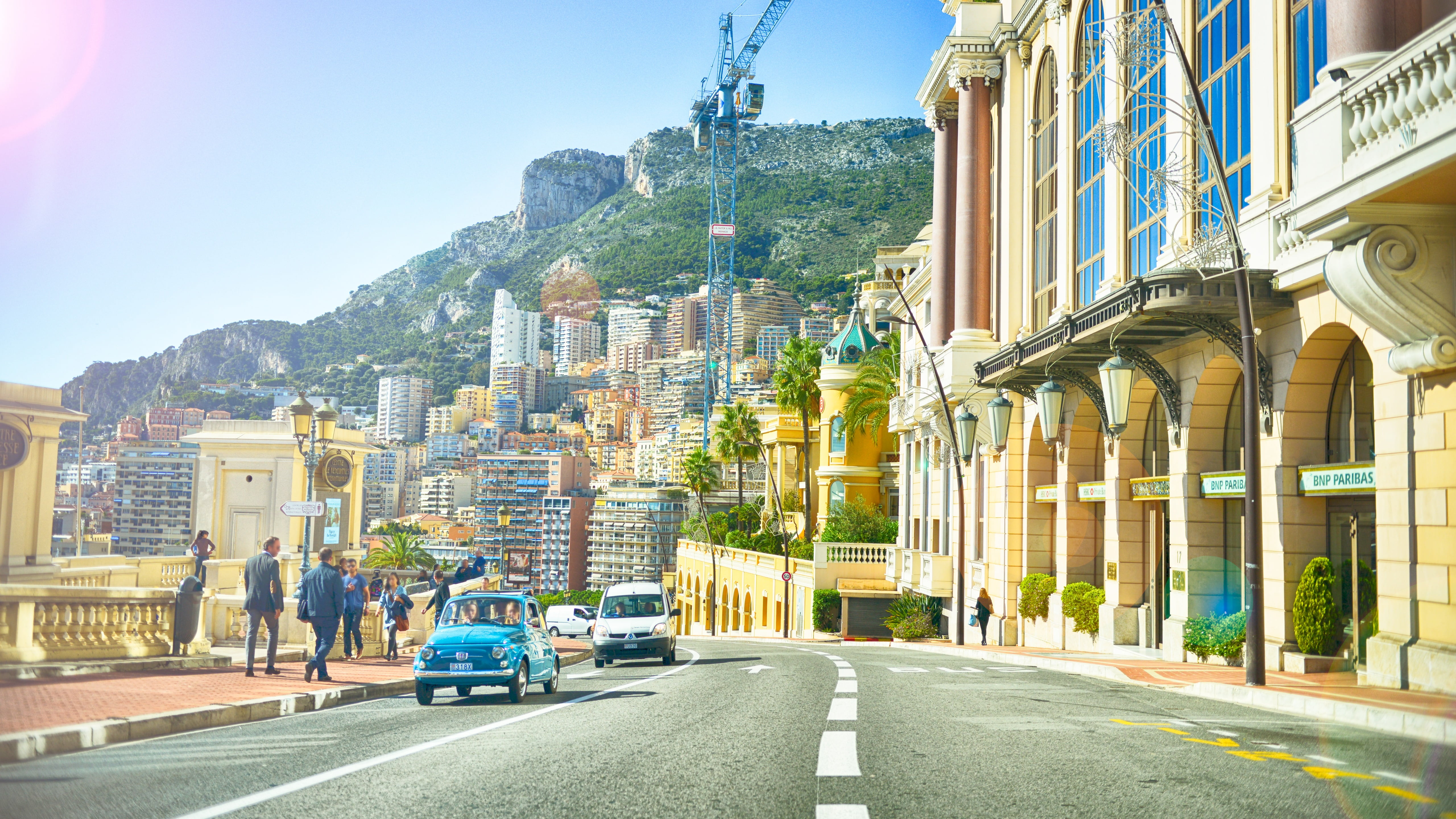 monte carlo, transportation, 5K, building, motor vehicle, landmark, group of people, monaco, architecture, incidental people, day, men, land vehicle, built structure, HD Wallpaper