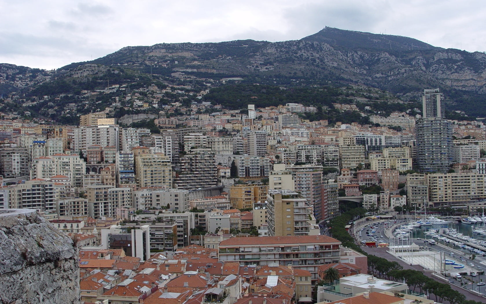 hill, sea, downtown District, office building exterior, mountain, lot, tourism, high angle view, history, urban Scene, cityscape, mountain range, high, HD Wallpaper