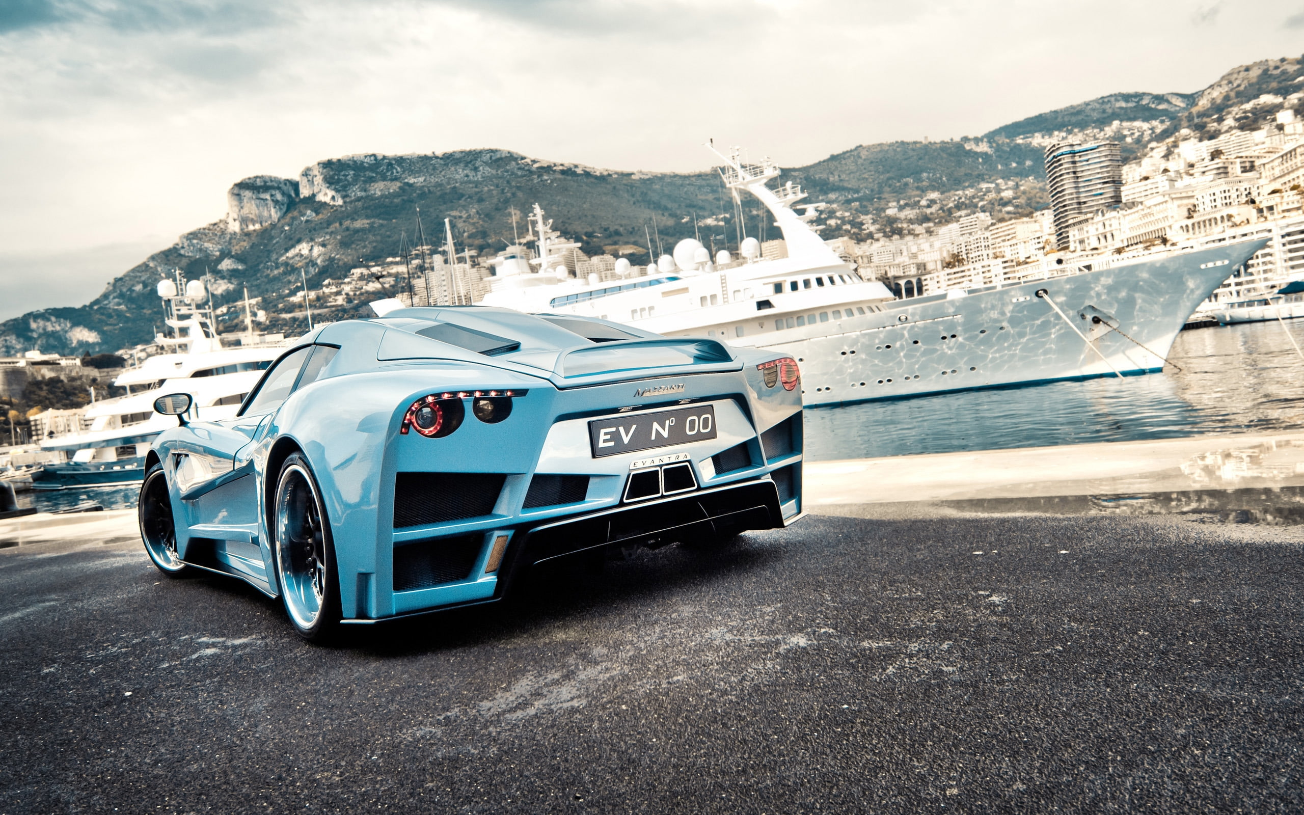 2K, mazzanti, evantra, Mazzanti Evantra, rear, HD Wallpaper