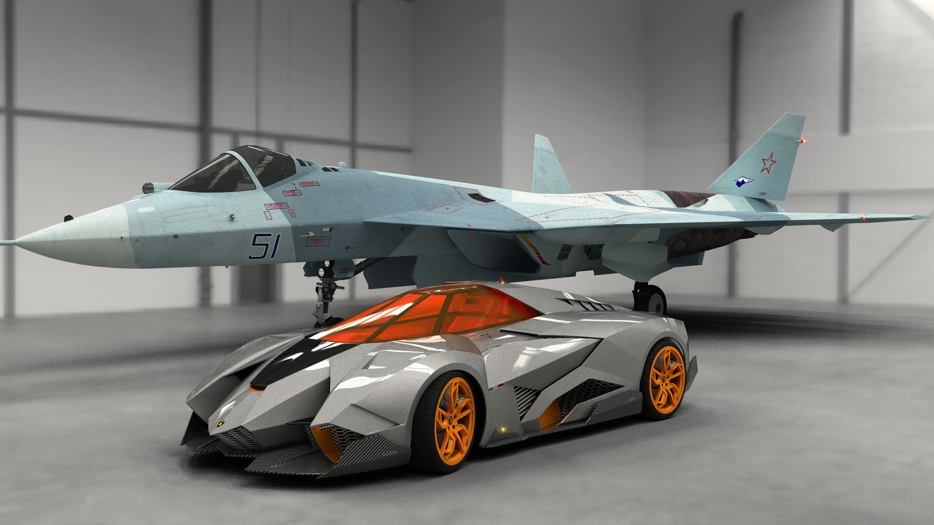Car, Concept, Lamborghini, Auto, 1080P, Egoista, 2013, Fighter, HD Wallpaper