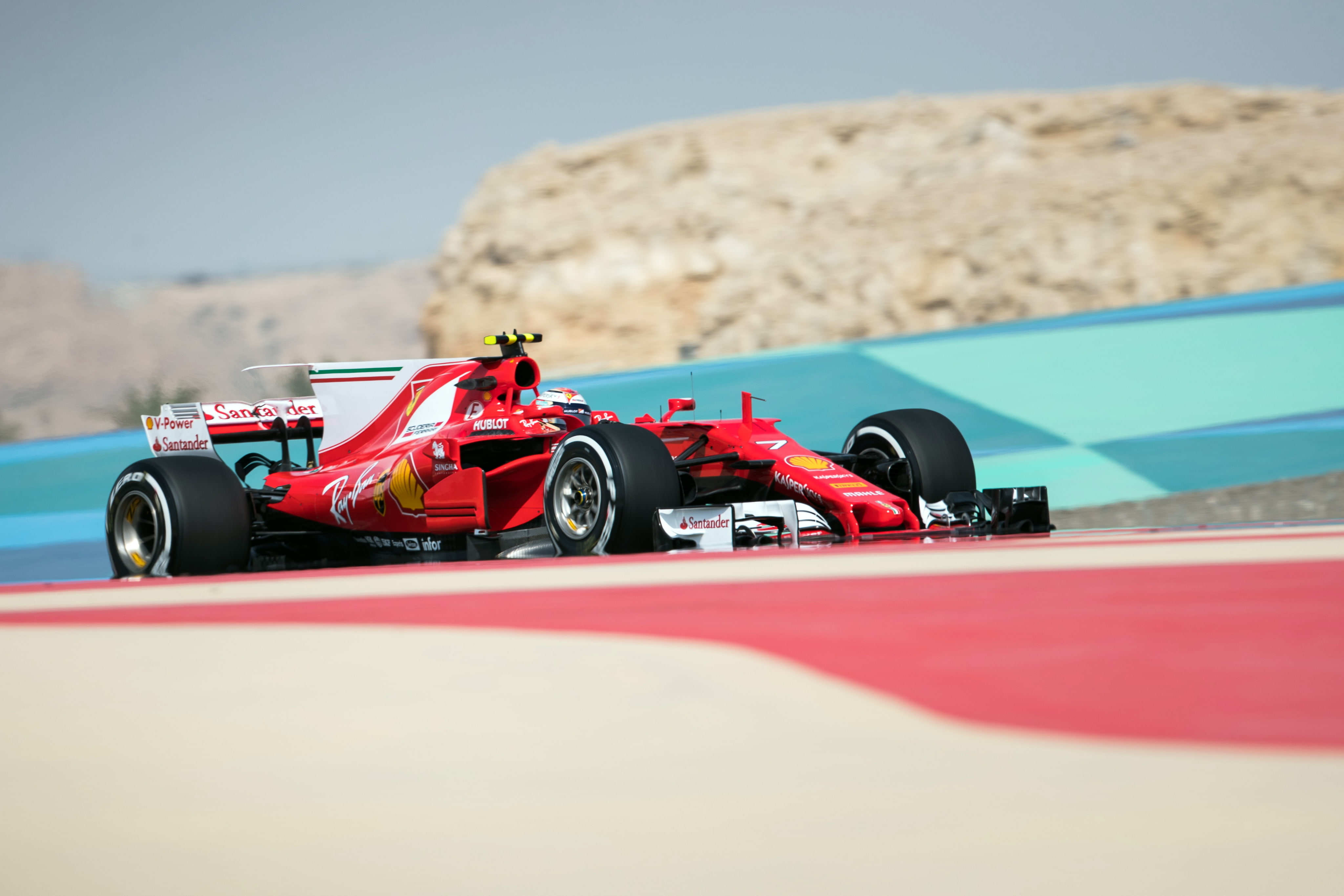 sport, speed, sf70h, racecar, red, competition, land vehicle, mode of transportation, auto racing, sports race, professional sport, ferrari, motion, day, HD Wallpaper