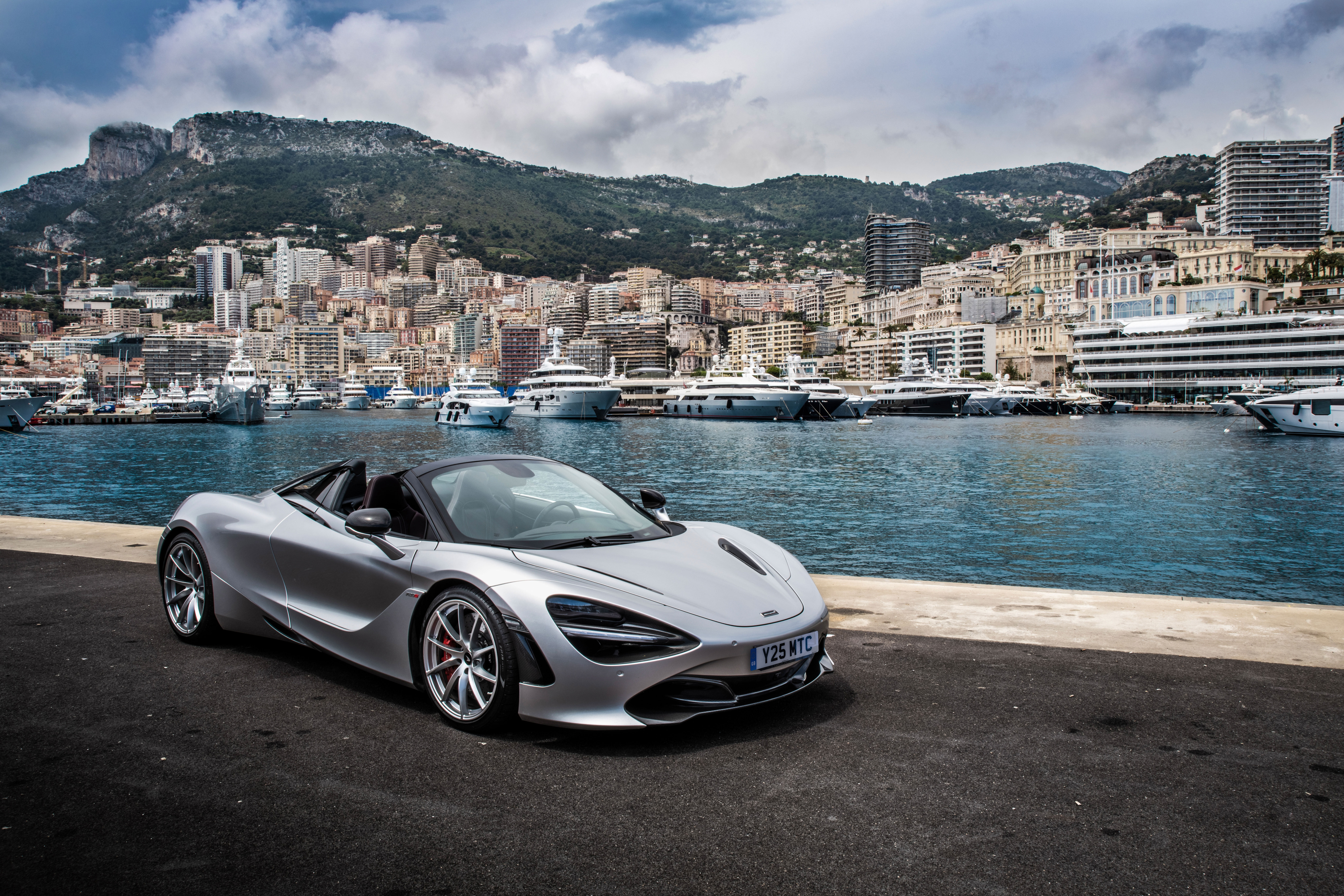 Car, Supercar, Monaco, McLaren, 8K, McLaren 720S, Silver Car, Sport Car, Vehicle, HD Wallpaper