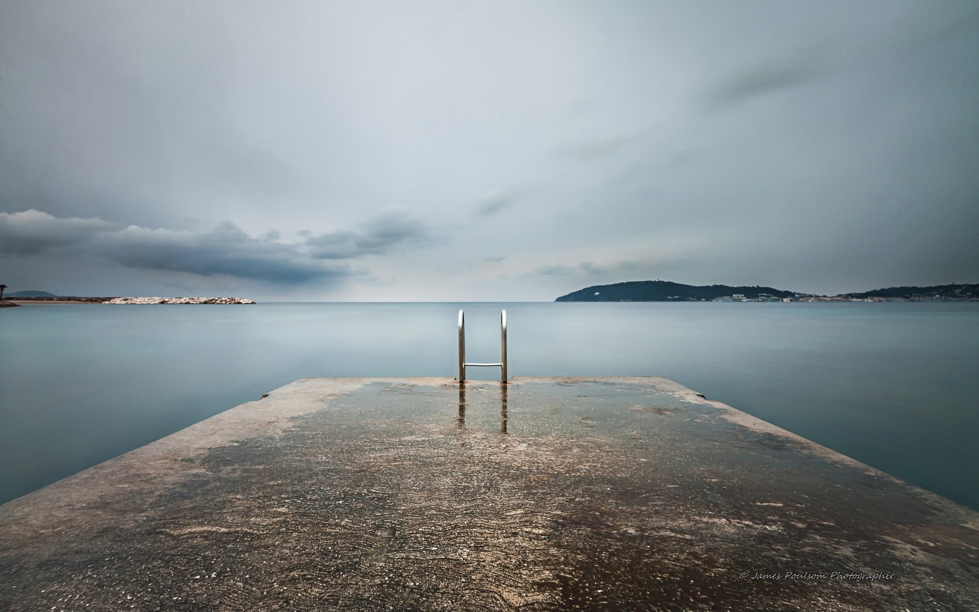 post, sky, outdoors, tranquil scene, no people, scenics - nature, reflection, pier, tranquility, french, riviera, 1080P, desktop, wooden post, HD Wallpaper