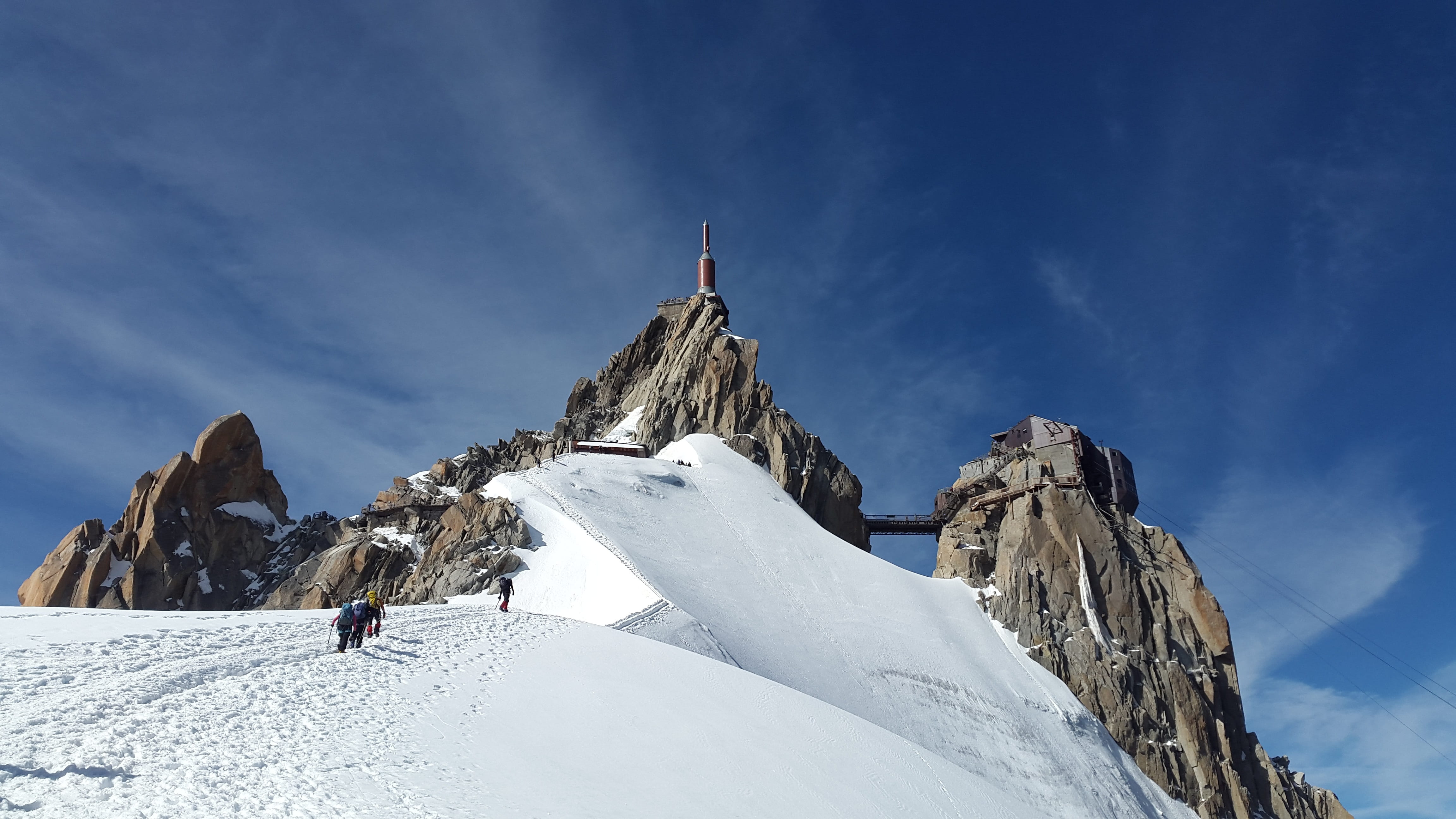 day, france, snowcapped mountain, mountain range, toward, outdoors, cold temperature, holiday, scenics - nature, sky, sport, people, nature, fun, mountaineers, HD Wallpaper