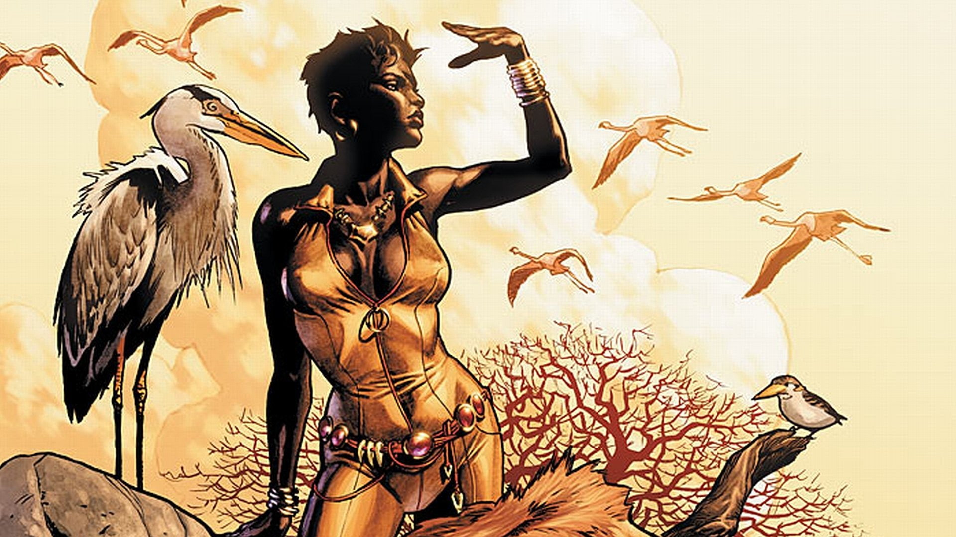 Comics, DC Comics, Vixen (DC Comics), 1080P, Justice League, HD Wallpaper