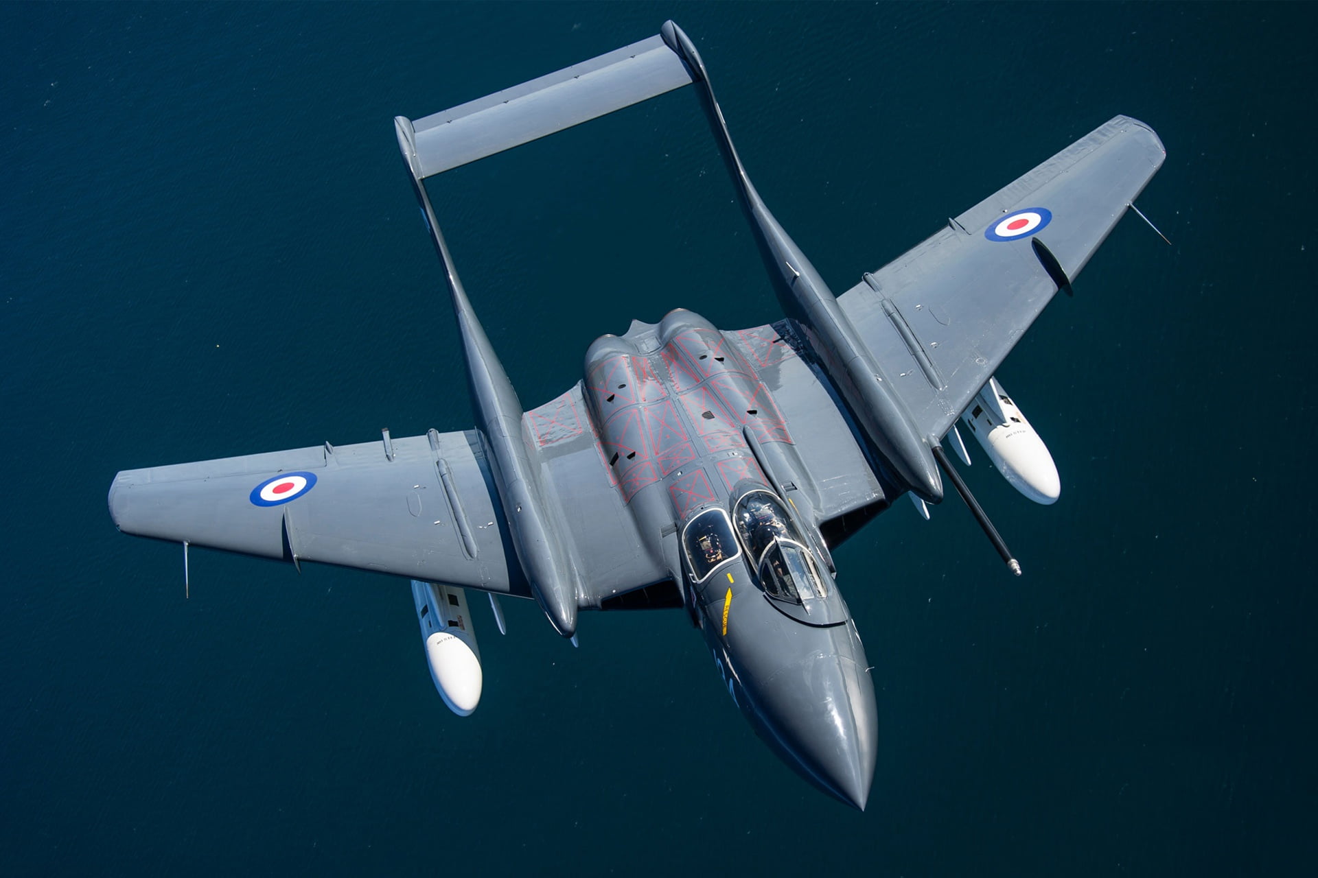 Jet Fighters, Warplane, Aircraft, 1080P, de Havilland Sea Vixen, Jet Fighter, HD Wallpaper