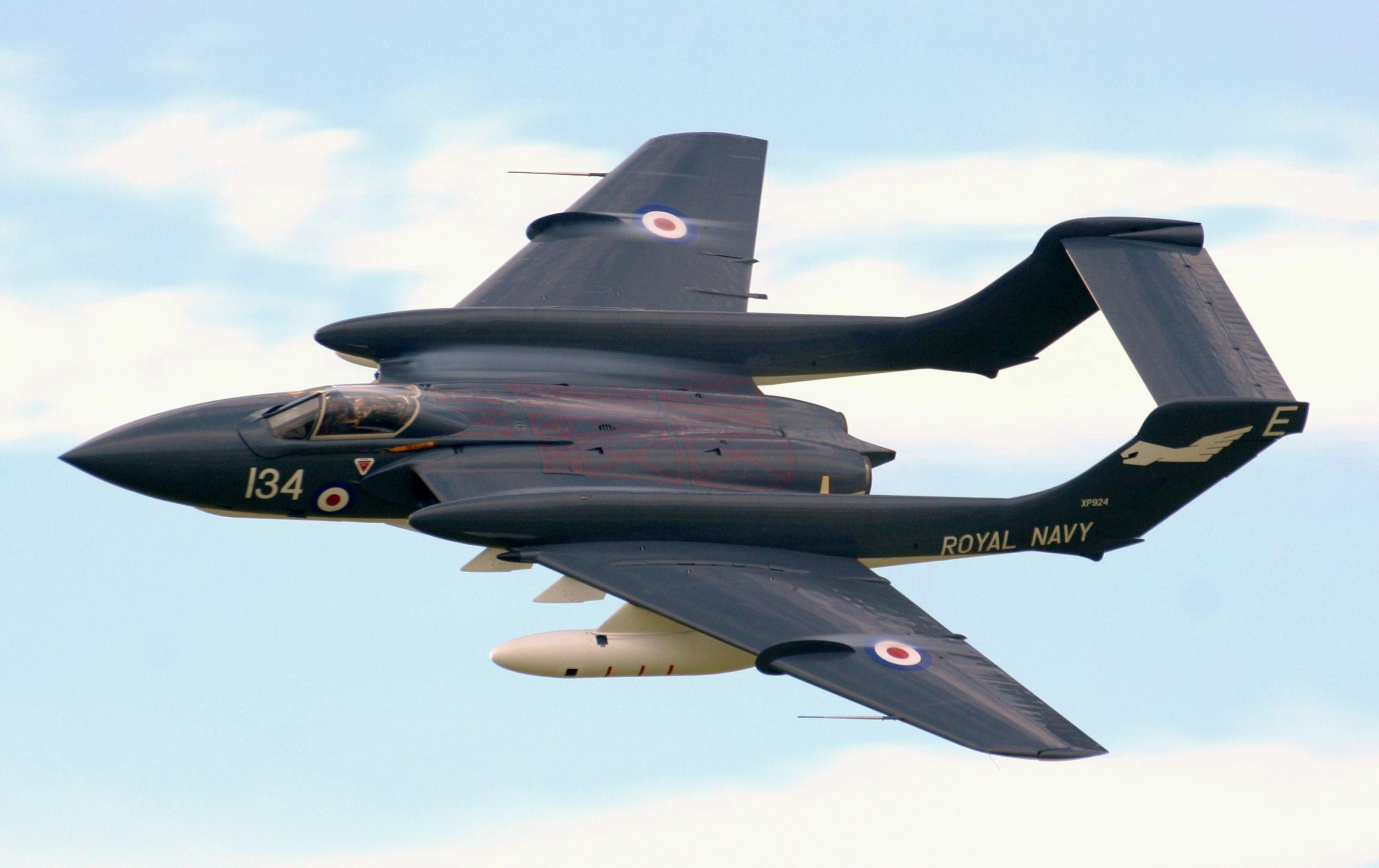 sea vixen, 1959, fighter, de havilland, royal, navy, jet, marine, england, 2K, aircrafts, HD Wallpaper