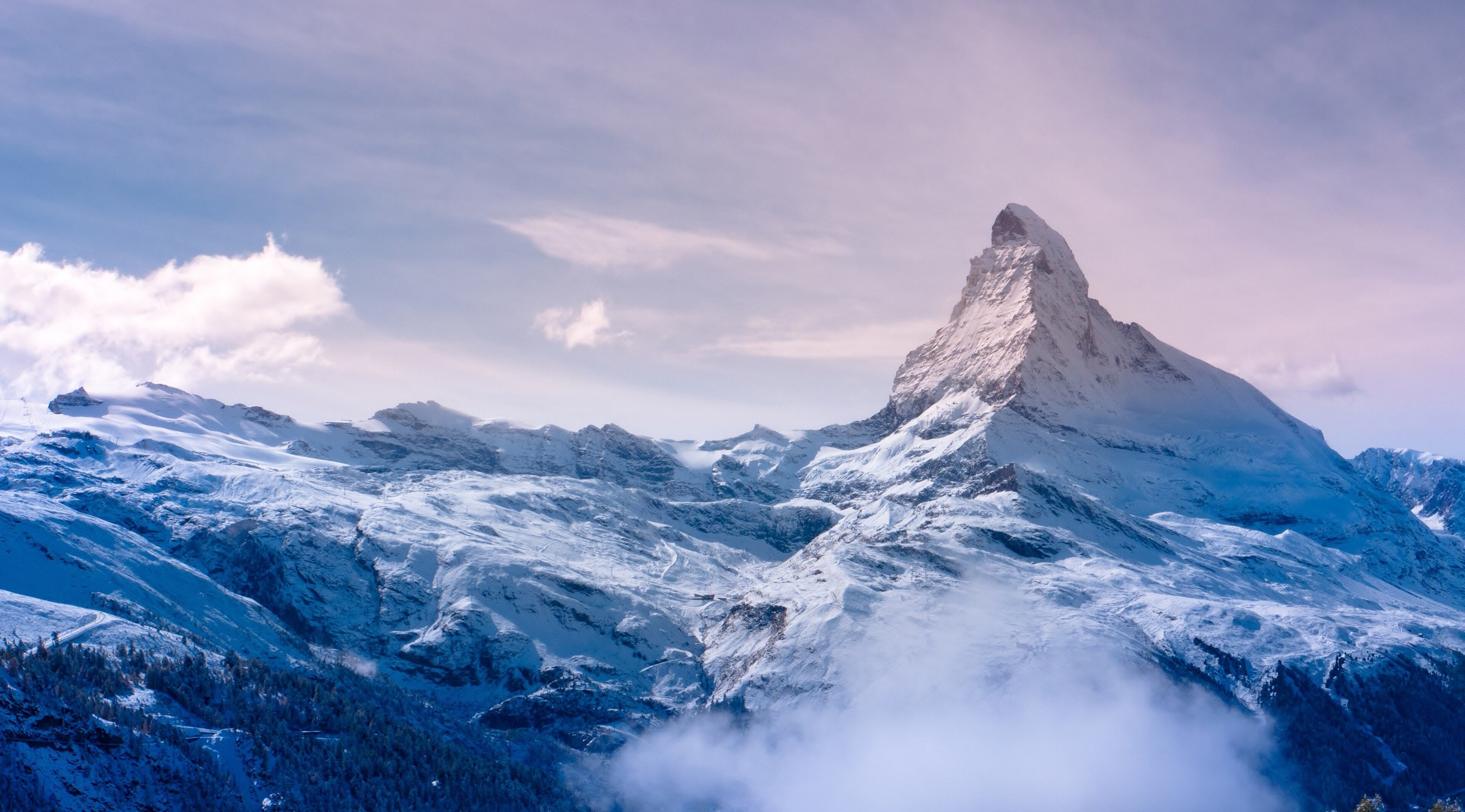 snowcapped mountain, no people, zermatt 4k  download  for pc hd, outdoors, sky, beauty in nature, environment, motion, 4K, travel destinations, ice, mountain, HD Wallpaper