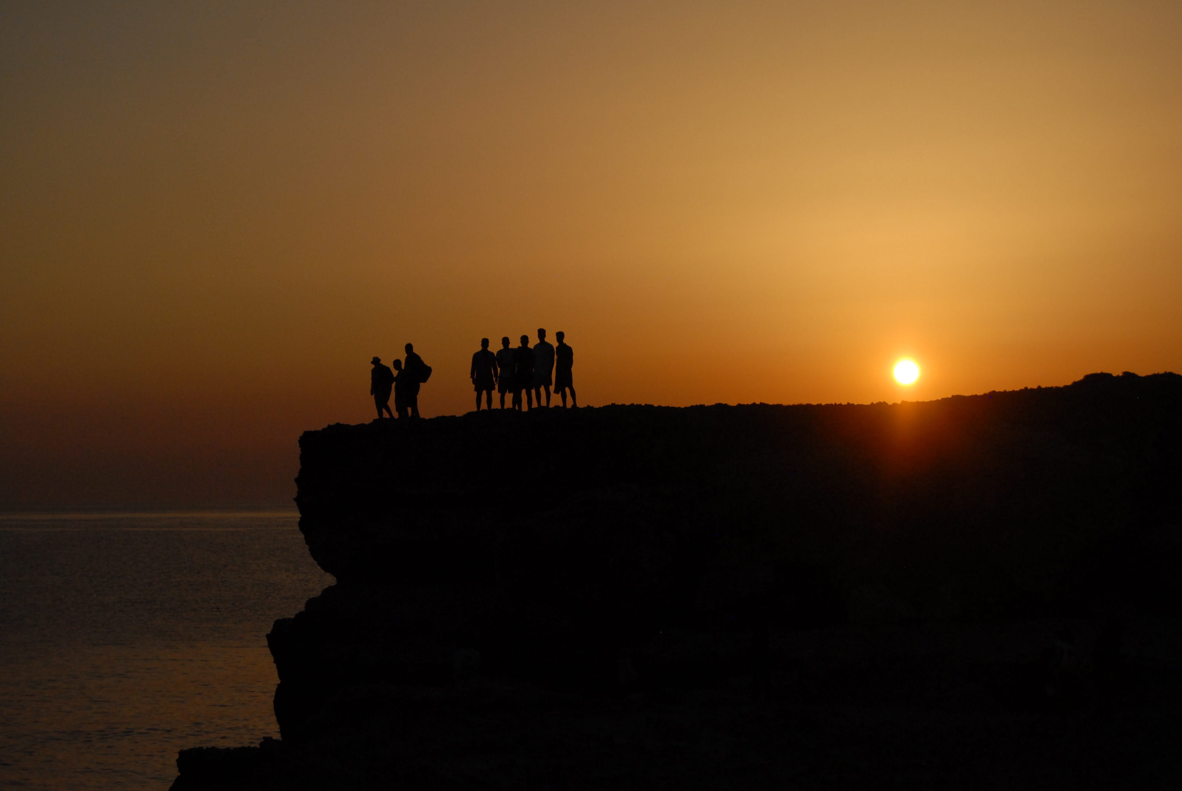 men, person, love, people, lifestyles, 4K, group of people, scenics - nature, tranquil scene, outdoors, sea, sky, melendugno, leisure activity, grotta della poesia, HD Wallpaper