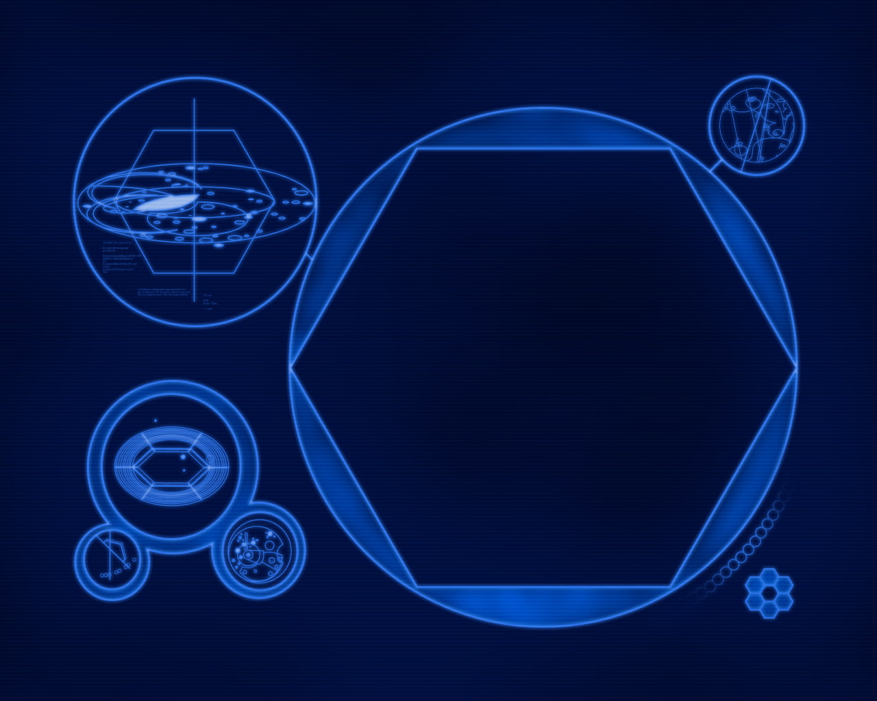 computer, design, computer icon, shape, circle, biology, modern, desktop pc, data, creativity, geometric shape, blue background, healthcare and medicine, HD Wallpaper