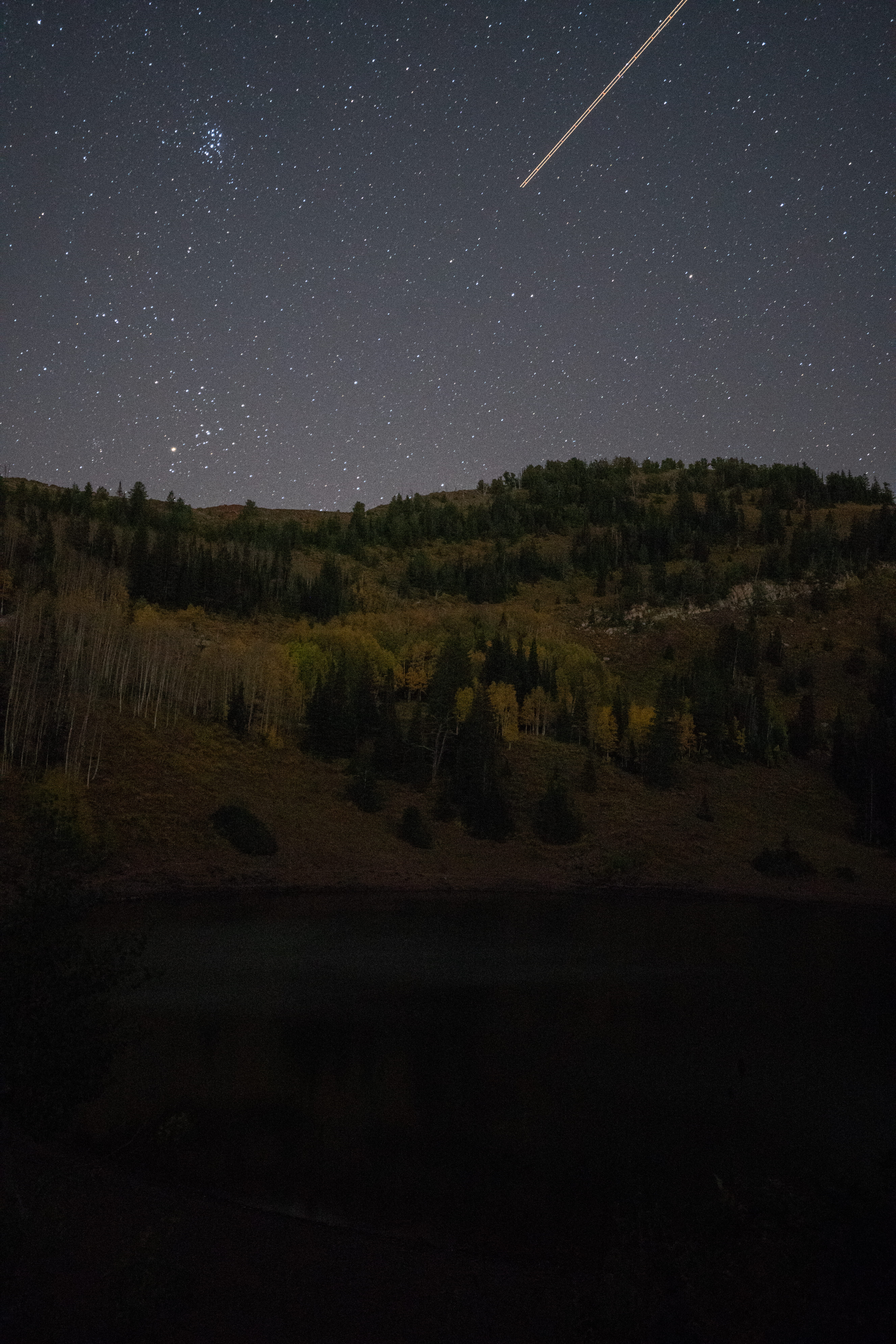 environment, mountain, astronomy, 8K, no people, nighttime, moonlight, plant, landscape, tree, space and astronomy, sky, field, green, space, tranquil scene, Phone HD Wallpaper