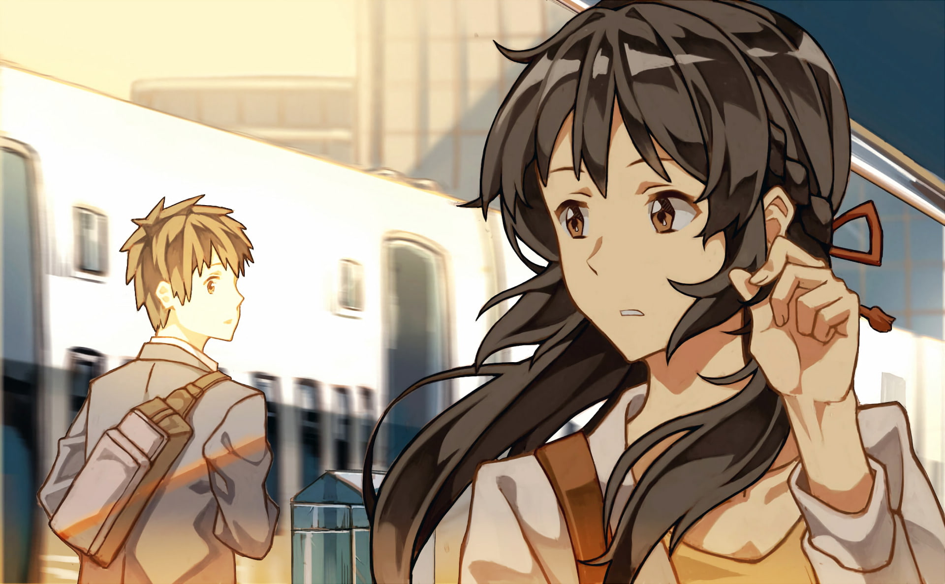 Anime, Mitsuha Miyamizu, Taki Tachibana, Kimi No Na Wa., 1080P, Your Name., HD Wallpaper