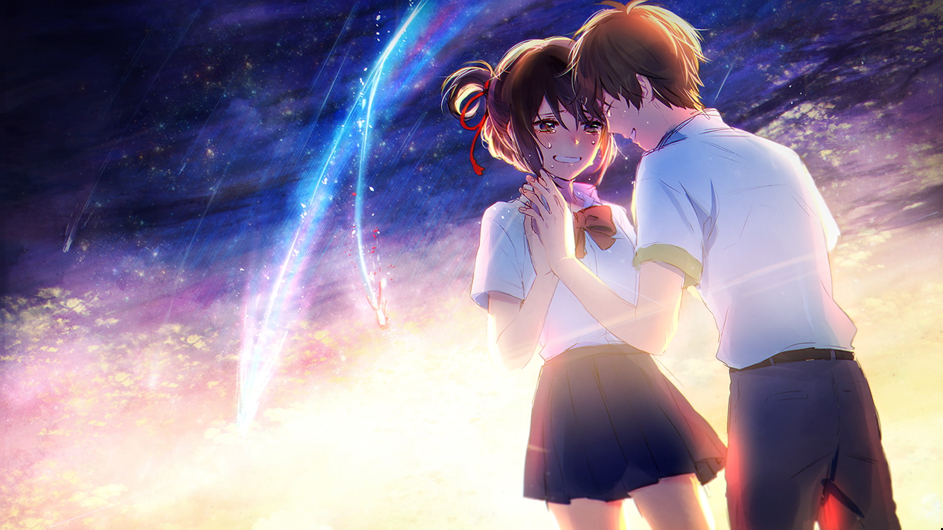 Anime, Your Name., Kimi No Na Wa., Mitsuha Miyamizu, Taki Tachibana, 1080P, HD Wallpaper