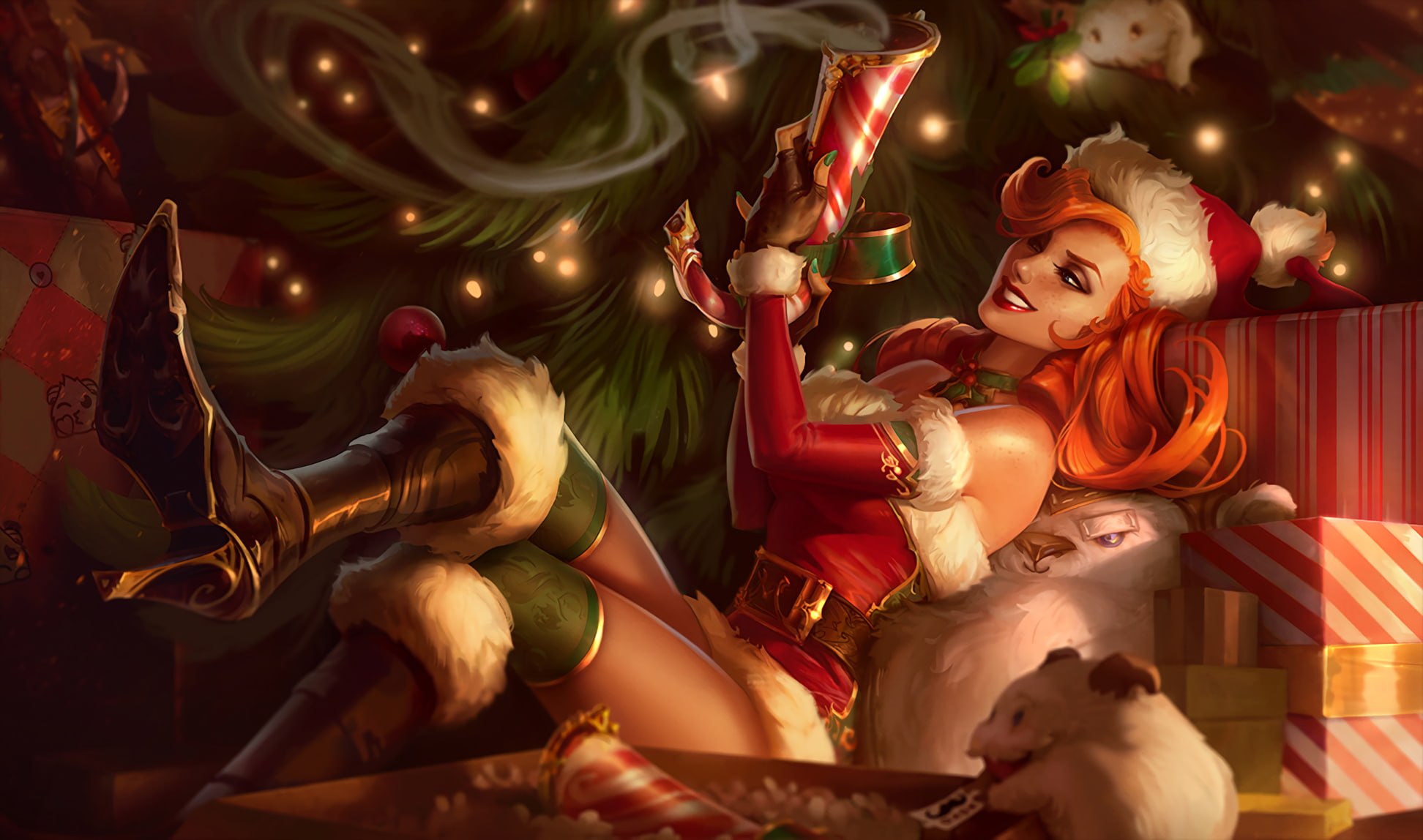 League of Legends, 1080P, weapon, Miss Fortune (League of Legends), HD Wallpaper