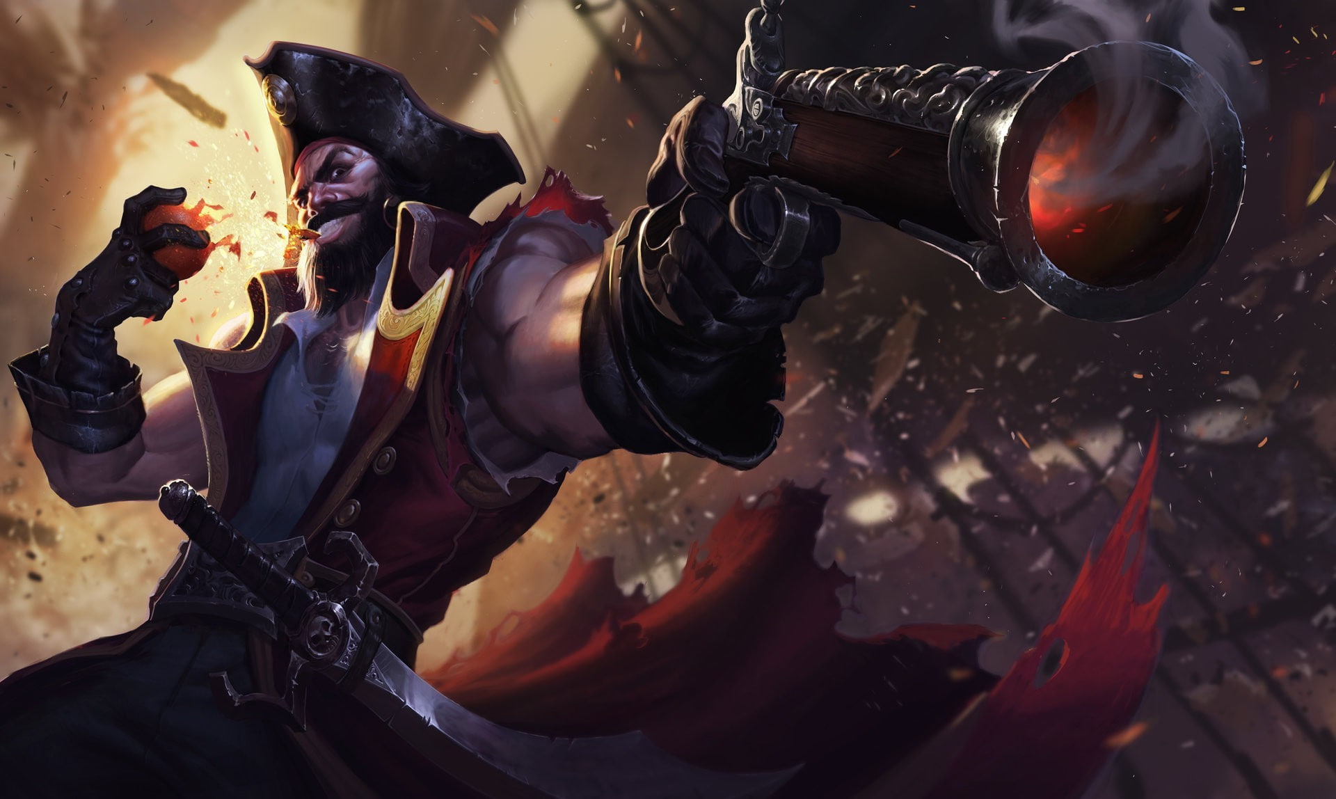 1080P, Gangplank, League Of Legends, HD Wallpaper