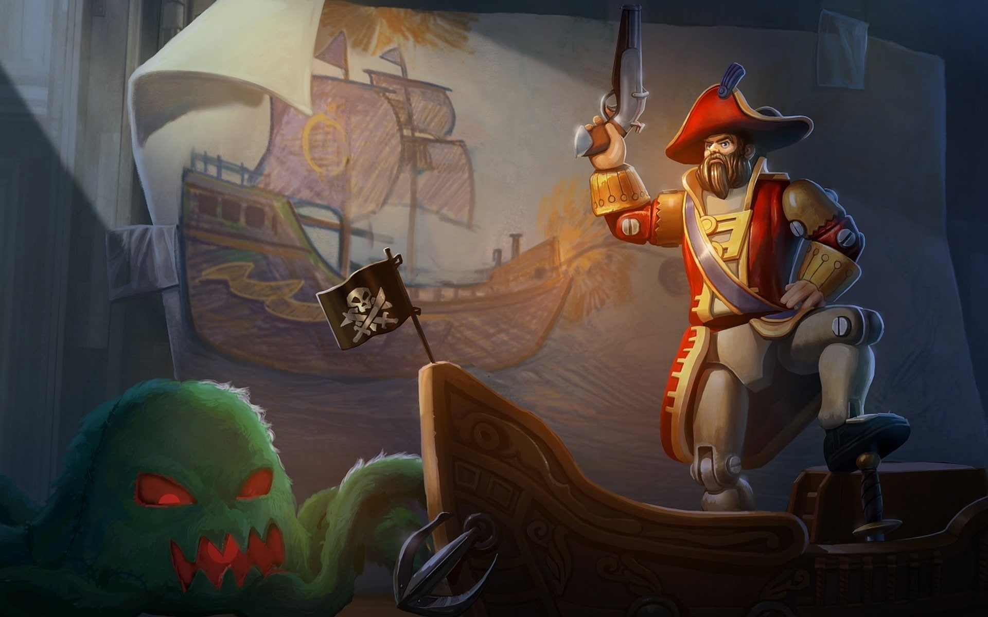 Video Game, Gangplank (League Of Legends), 1080P, League Of Legends, HD Wallpaper