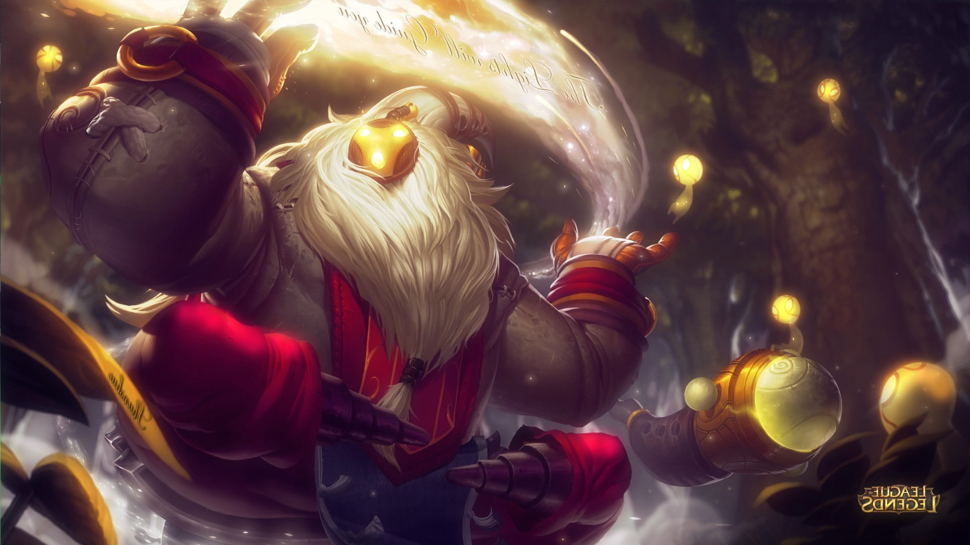 video games, League Of Legends, women, adult, decoration, arts culture and entertainment, Beards, Bard (League Of Legends), glass - material, leisure activity, HD Wallpaper