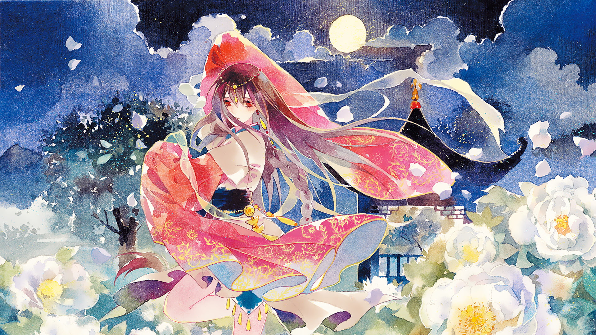 Anime, Vocaloid, 1080P, Yuezheng Ling, HD Wallpaper
