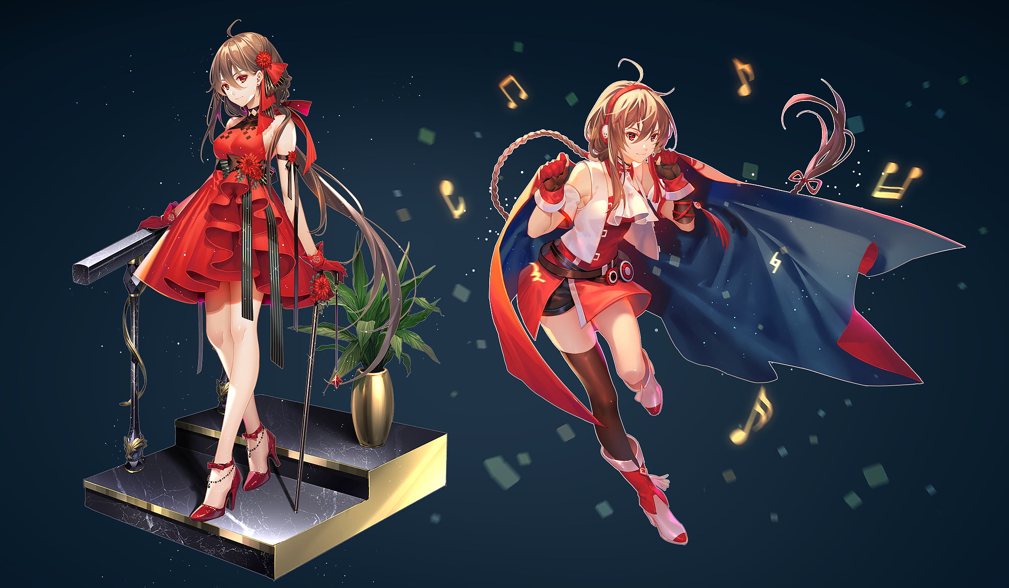 1080P, Anime, Yuezheng Ling, Vocaloid, HD Wallpaper