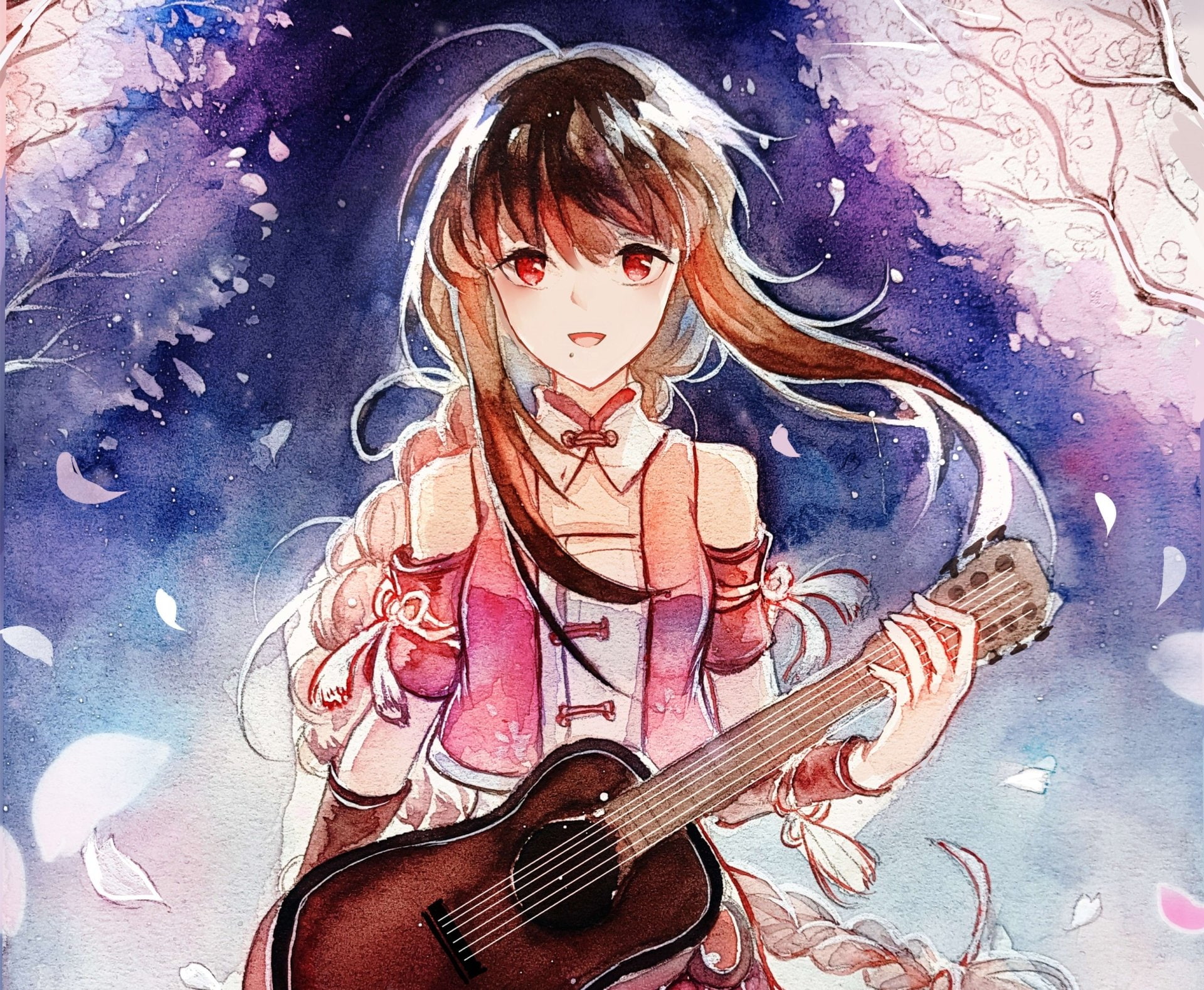 Vocaloid, Anime, Yuezheng Ling, 1080P, HD Wallpaper