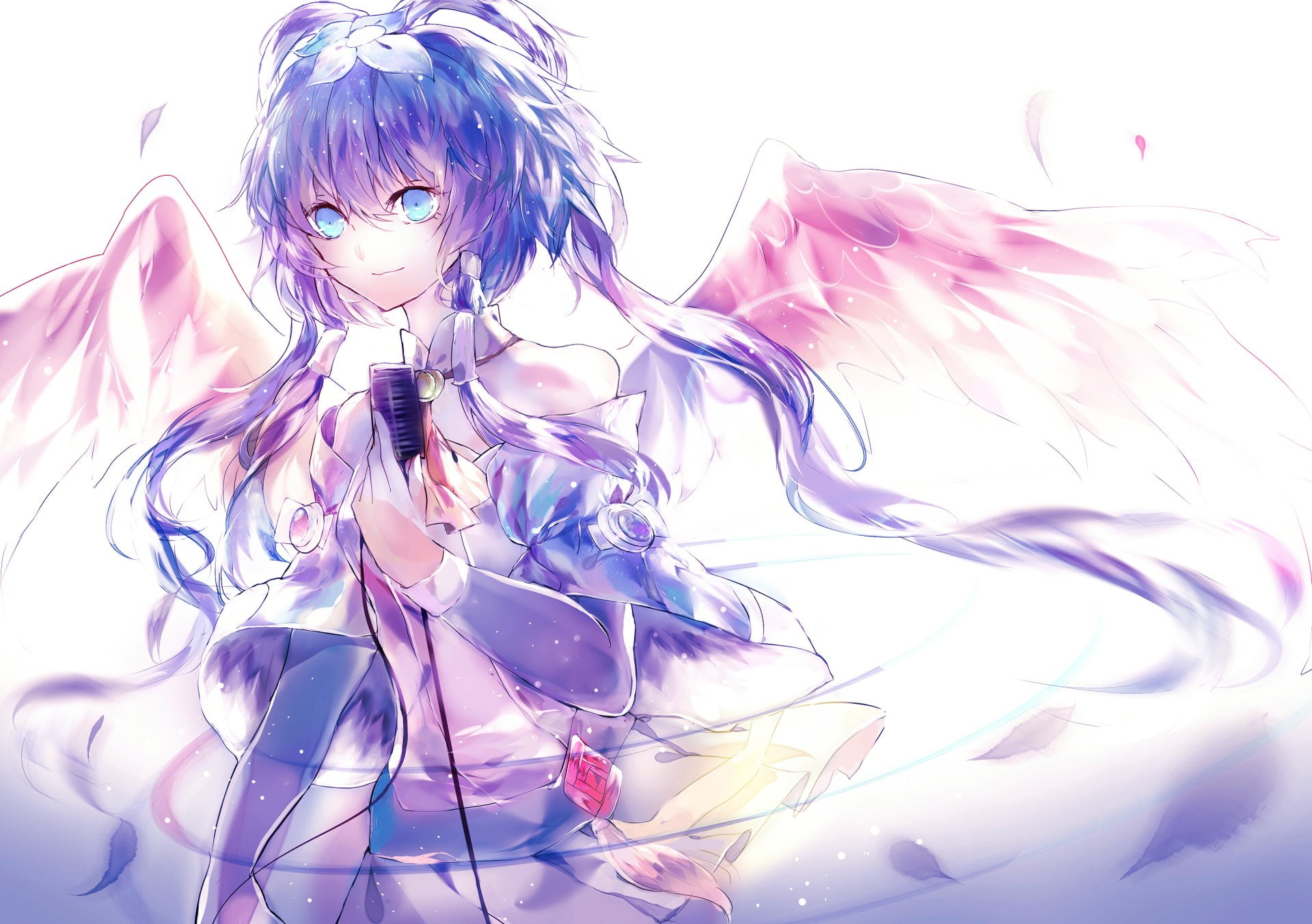 Vocaloid, Luo Tianyi, Anime, Wings, 1080P, HD Wallpaper
