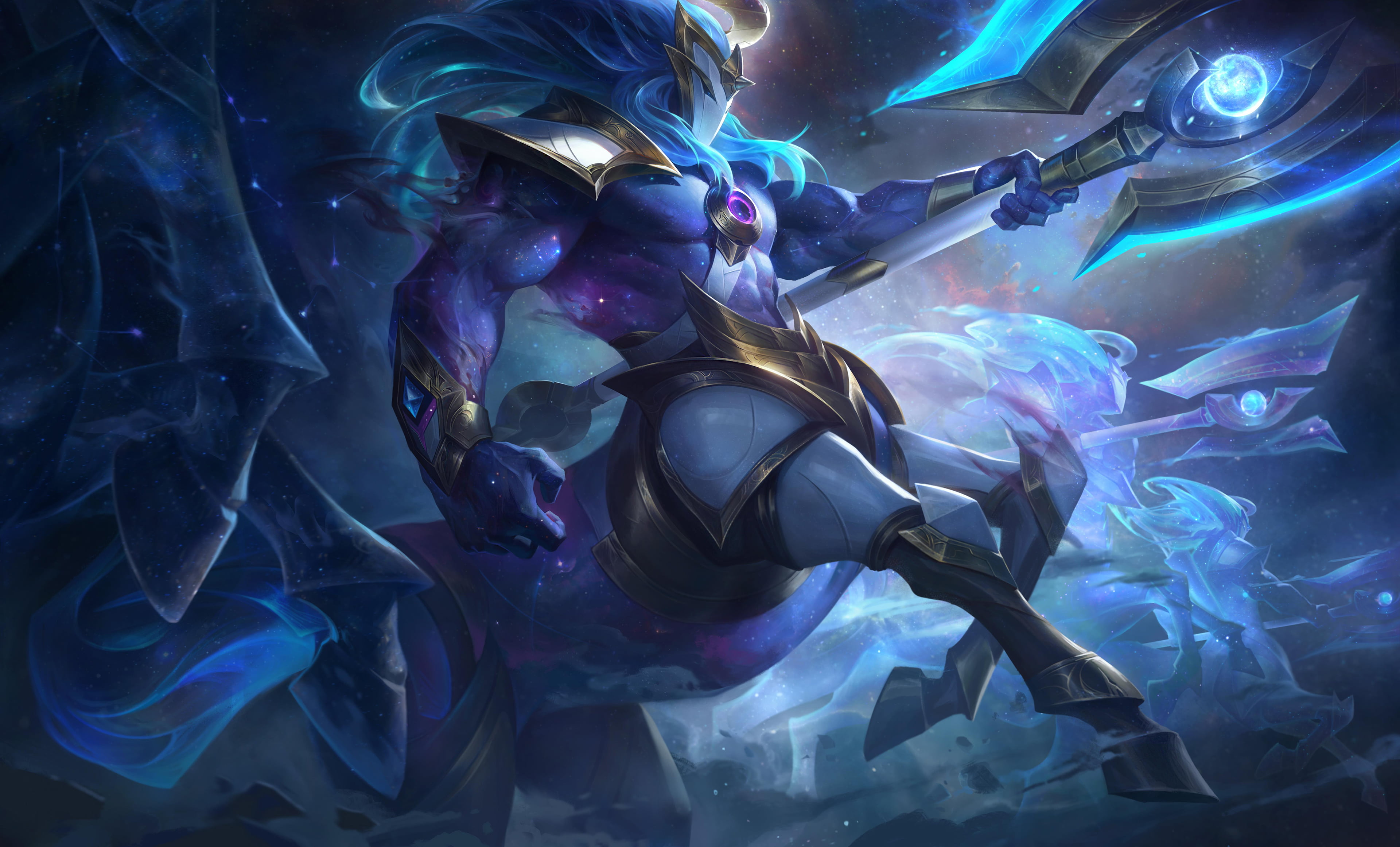 League of Legends, Hecarim, 4K, game characters, HD Wallpaper