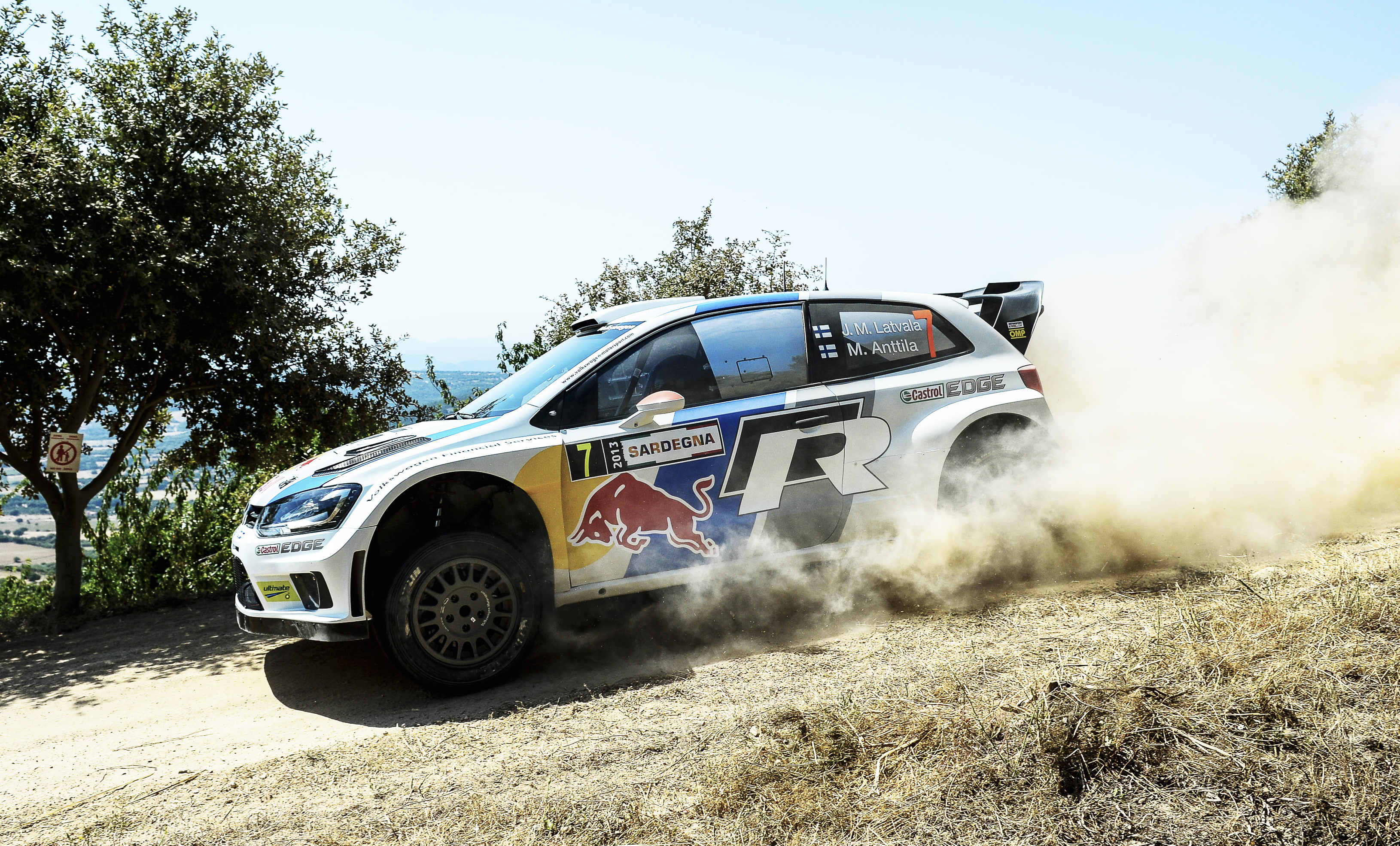 Speed, White, WRC, Auto, Volkswagen, Polo, Jari-Matti Latvala, Dust, 2K, Day, Rally, HD Wallpaper