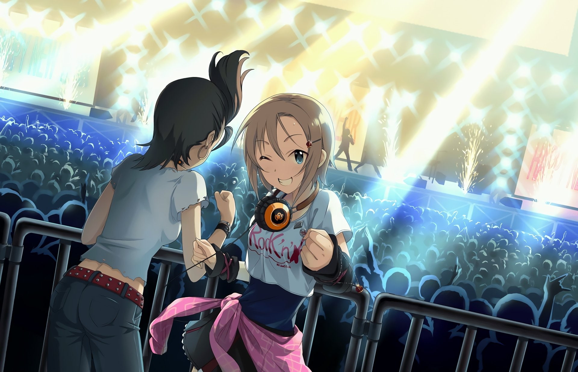 The iDOLM@STER Cinderella Girls, Anime, Riina Tada, Natsuki Kimura, 1080P, HD Wallpaper