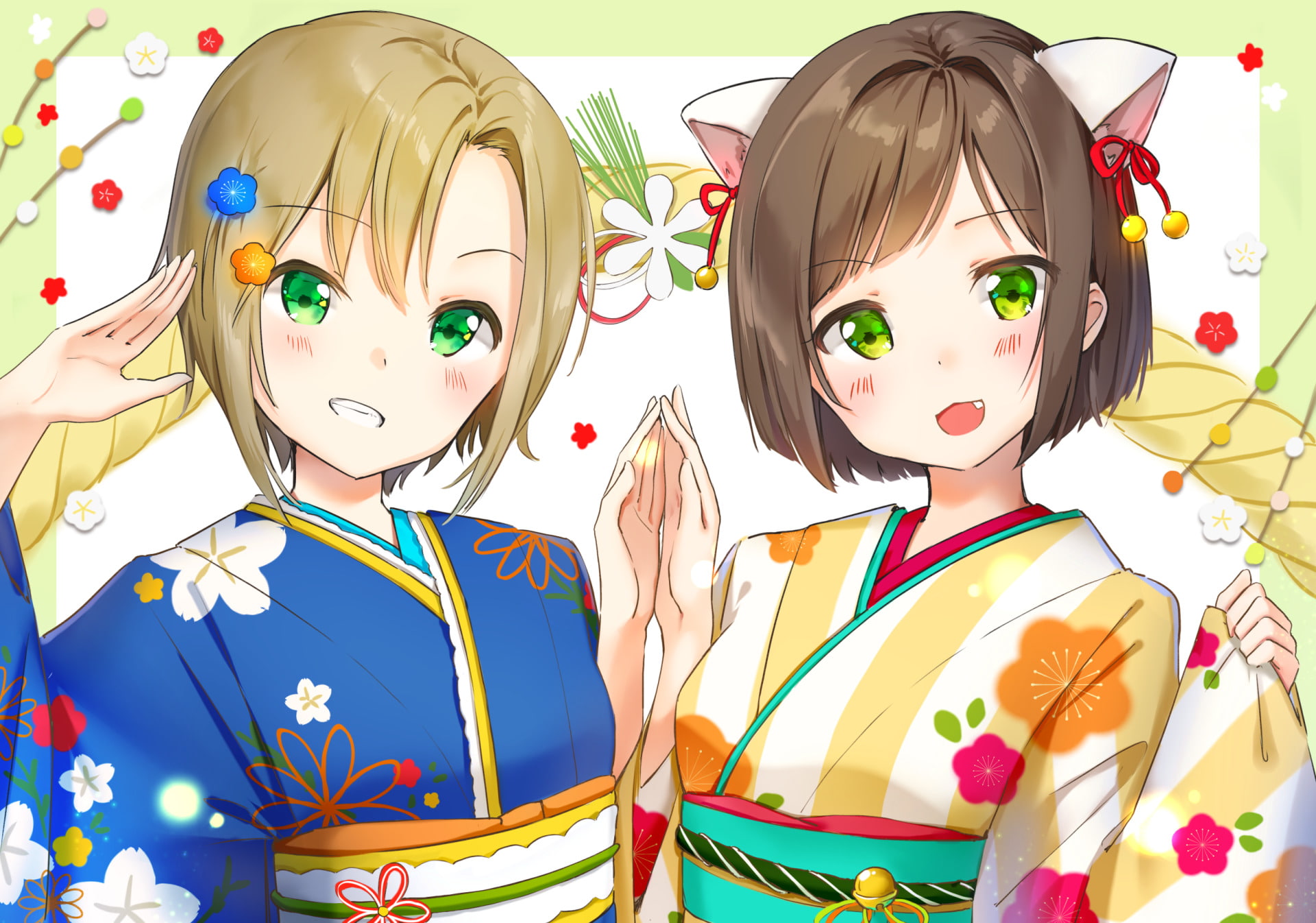 Miku Maekawa, Riina Tada, 1080P, The iDOLM@STER Cinderella Girls, Anime, HD Wallpaper