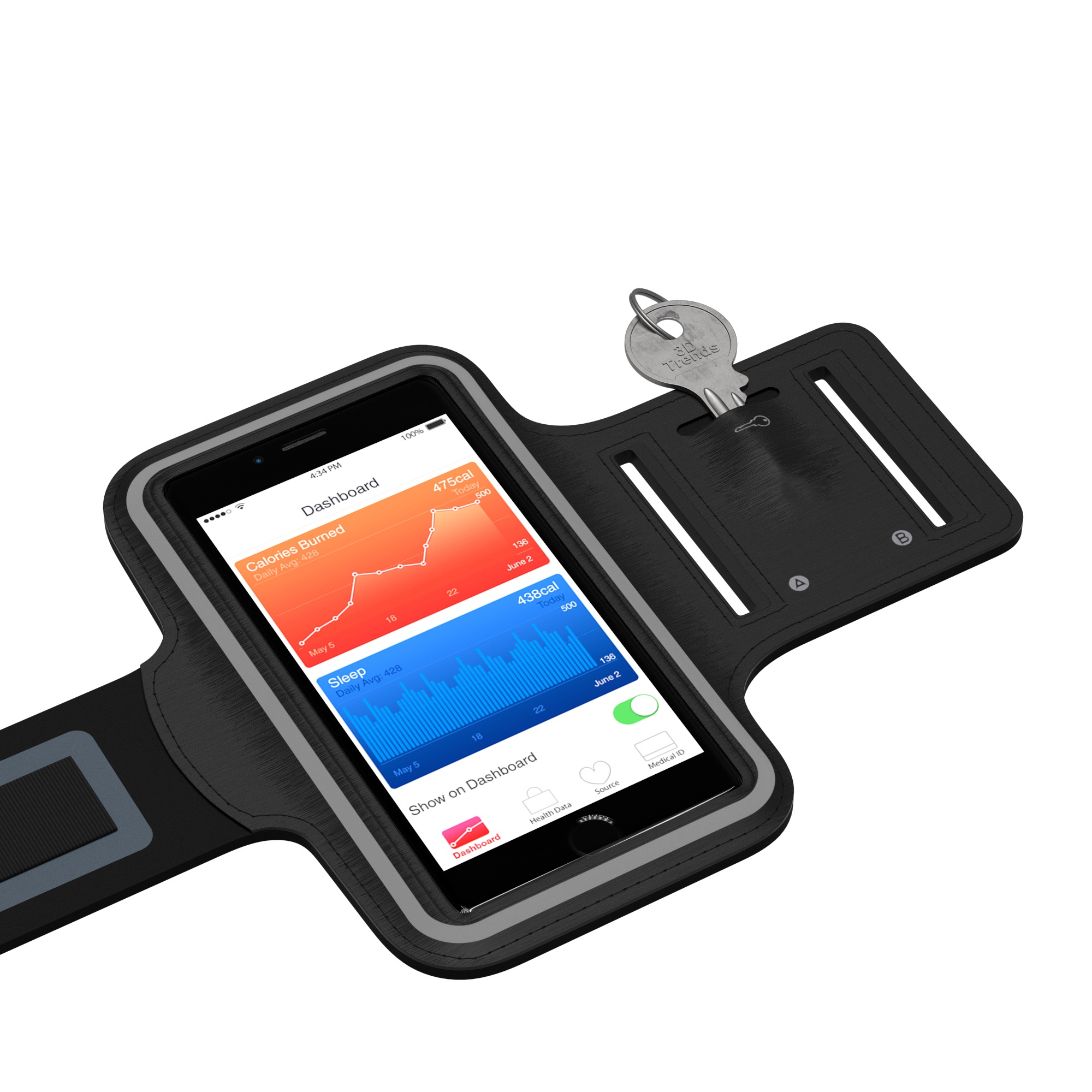 equipment, high angle view, screen, smartphone, white background, run, communication, sport, smart phone, 1080P, technology, indoors, black color, cut out, Phone HD Wallpaper