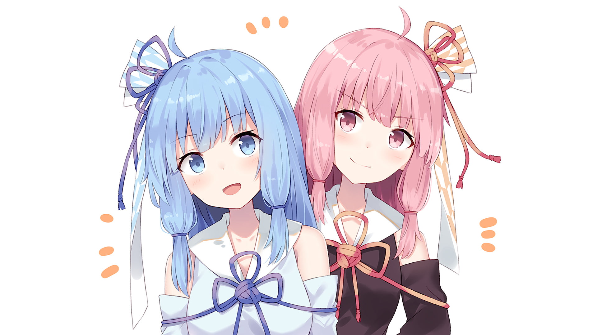 1080P, Kotonoha Aoi, Kotonoha Akane, Anime, Vocaloid, HD Wallpaper