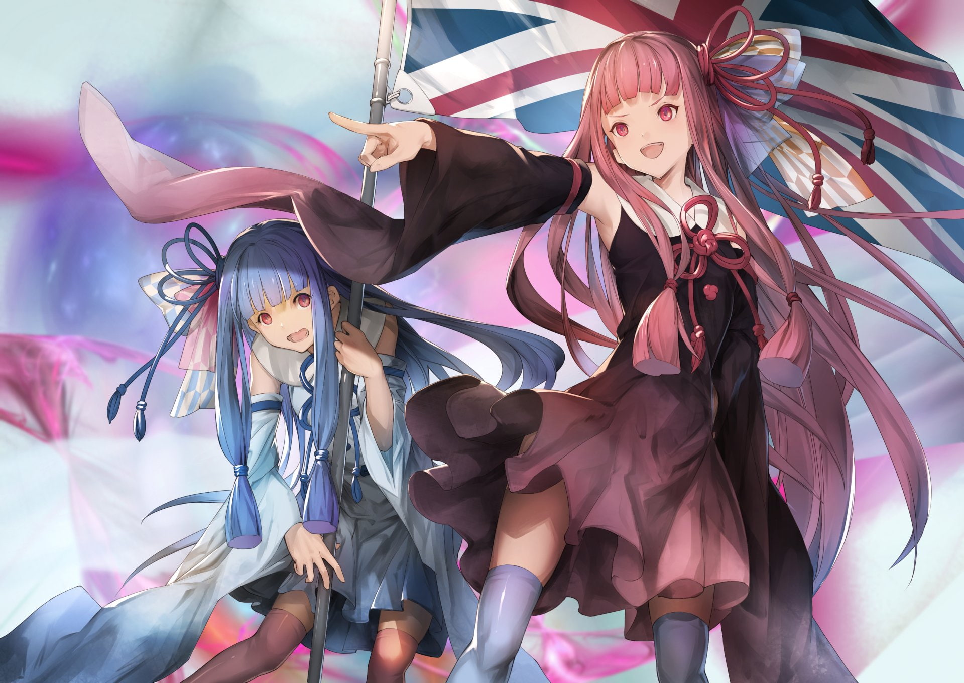 Kotonoha Akane, Vocaloid, 1080P, Anime, Kotonoha Aoi, HD Wallpaper