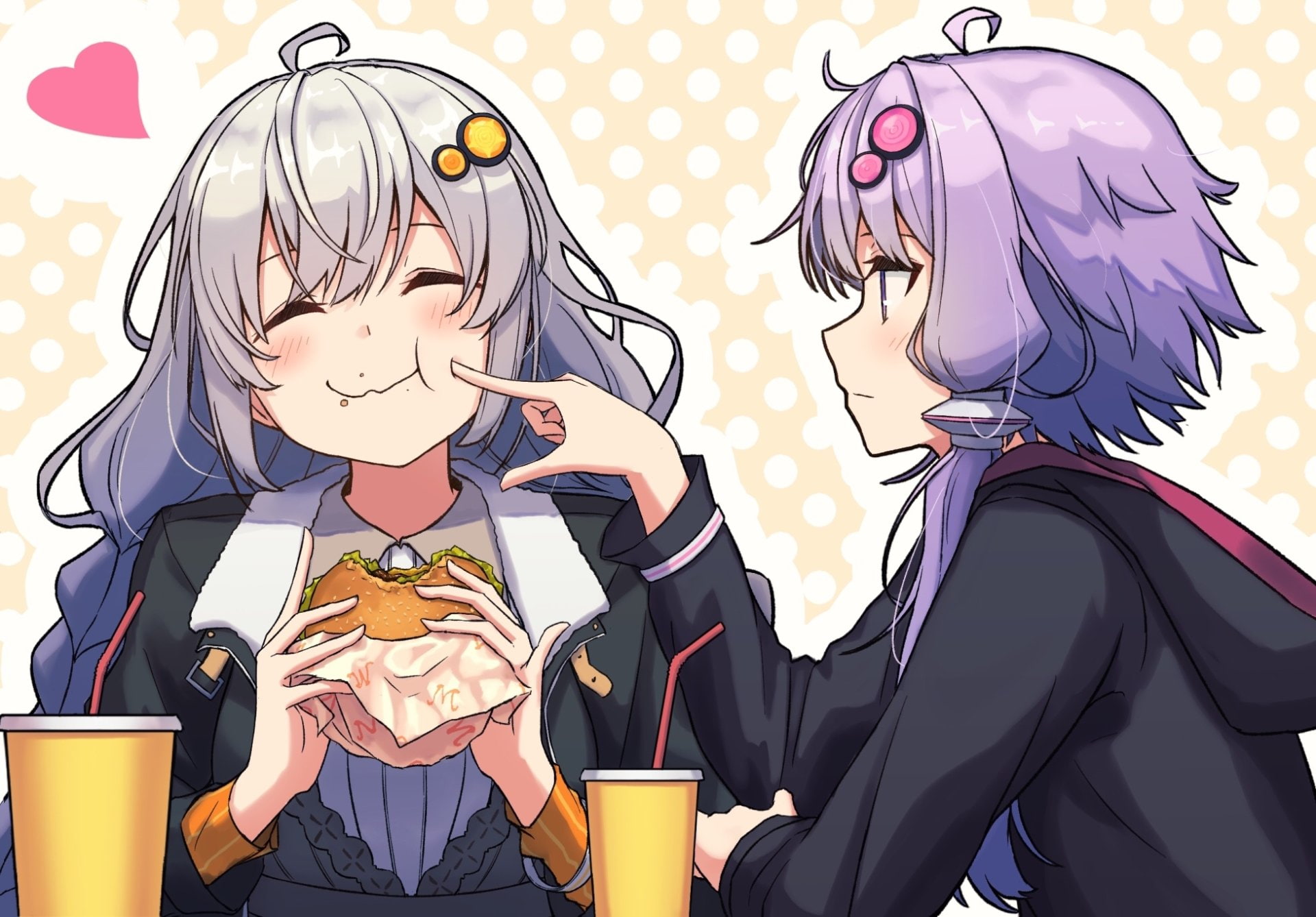 1080P, Kizuna Akari, Anime, Yuzuki Yukari, Vocaloid, HD Wallpaper