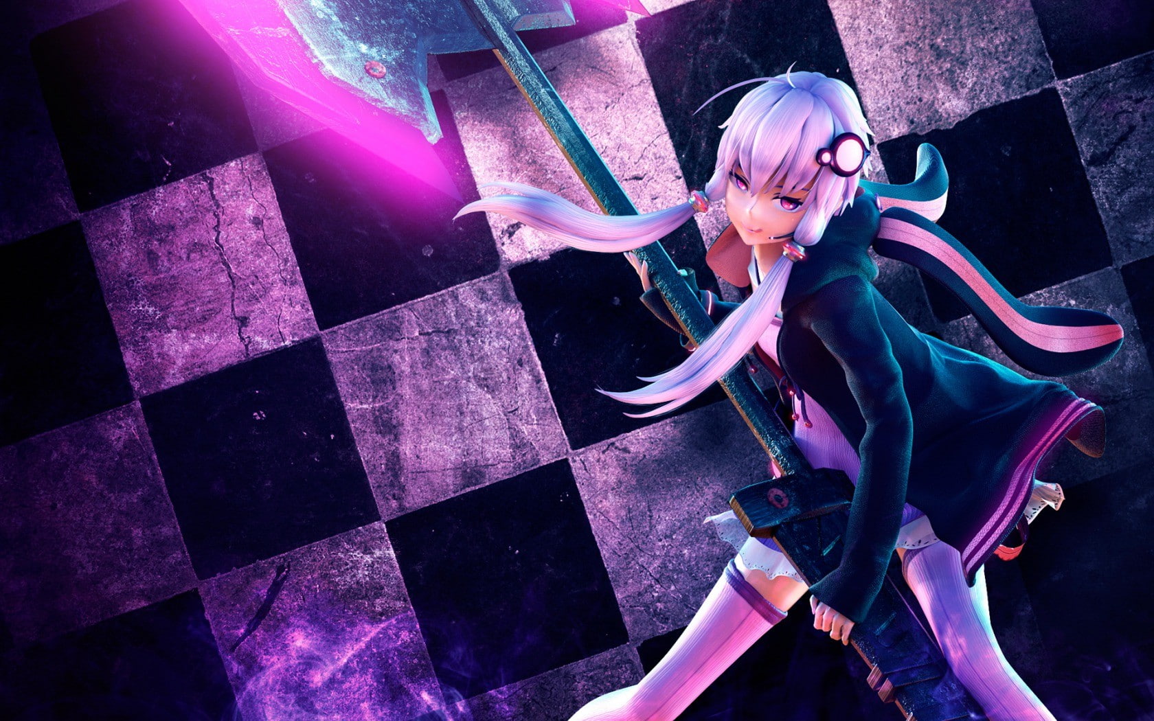 Vocaloid, 720P, Yuzuki Yukari, anime, HD Wallpaper