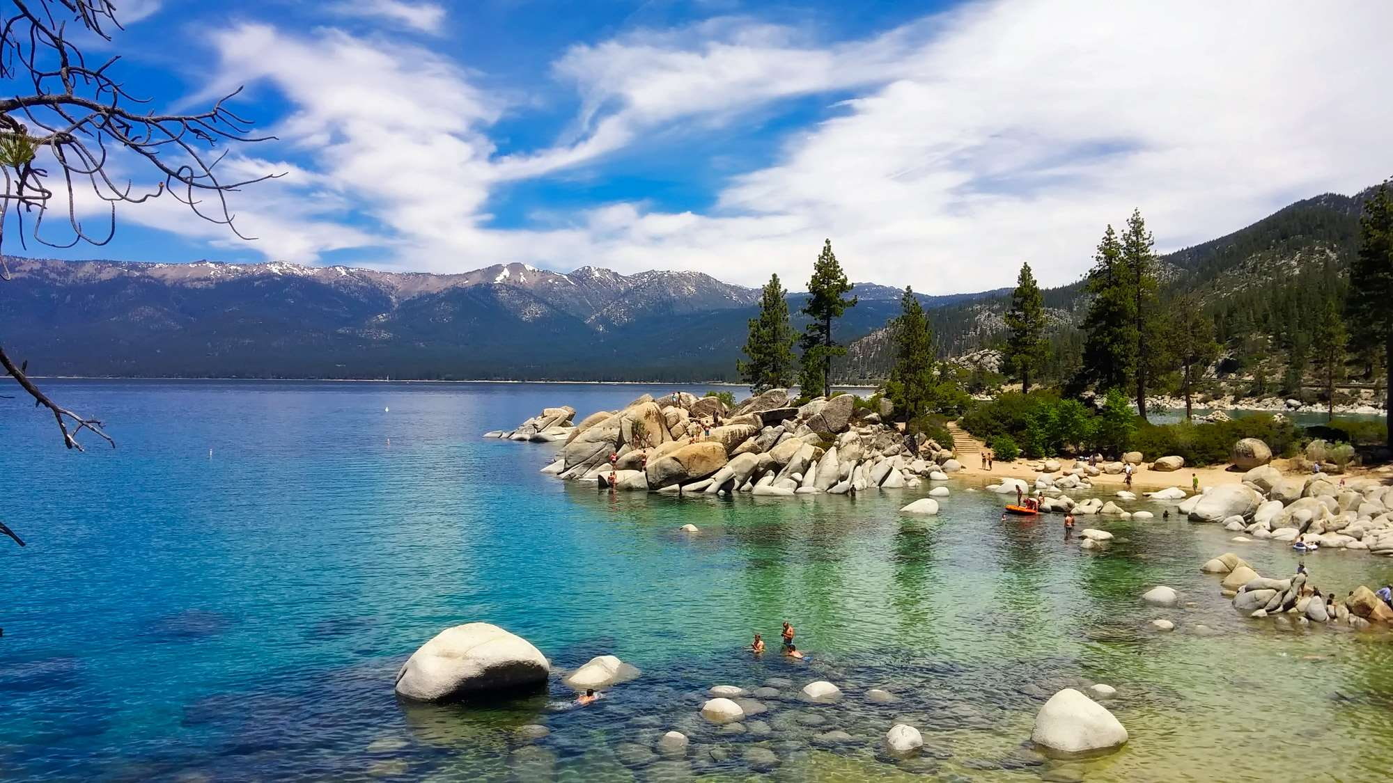 mountain range, tranquility, beauty in nature, forest, animals in the wild, boulders, people, rocky, countryside, nevada, holiday, mountain, vacation, tourism, HD Wallpaper