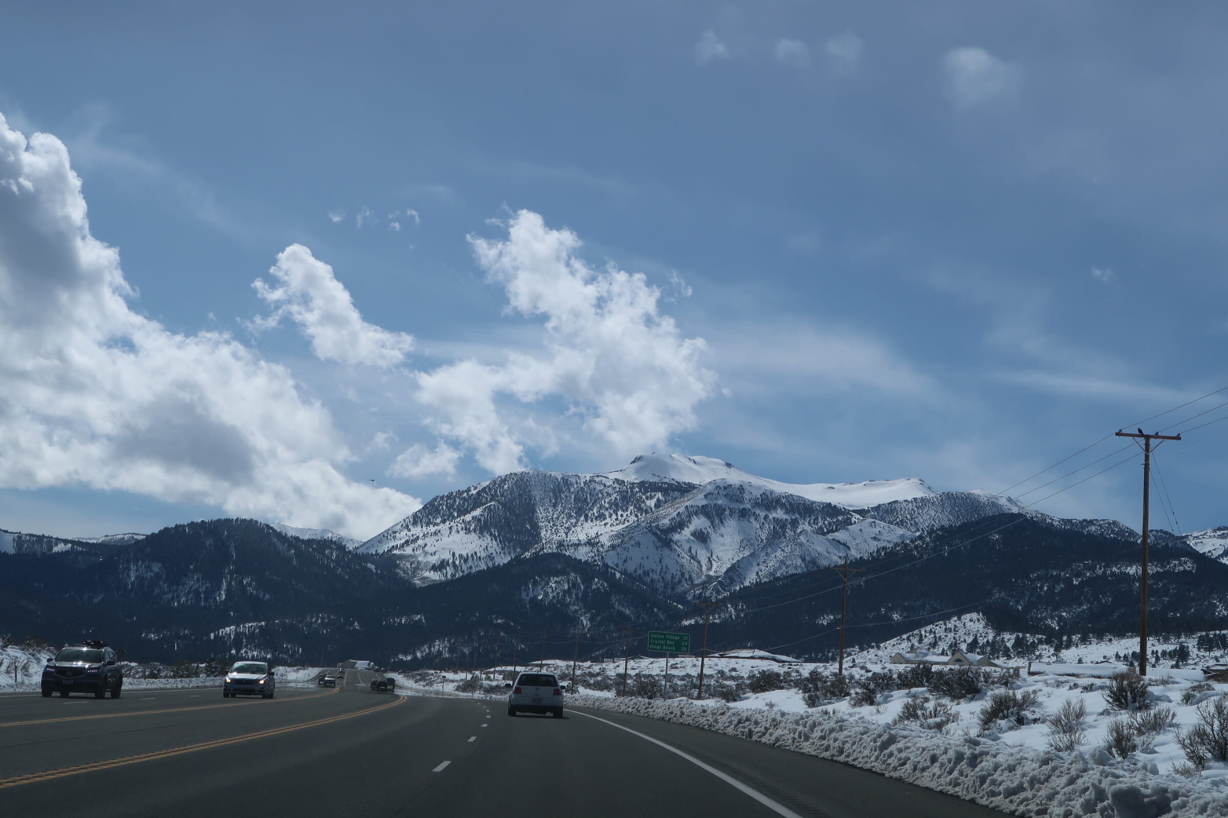 transportation, reno, no people, united states, cloud - sky, beauty in nature, non-urban scene, winter, mountain, snowcapped mountain, scenics - nature, HD Wallpaper