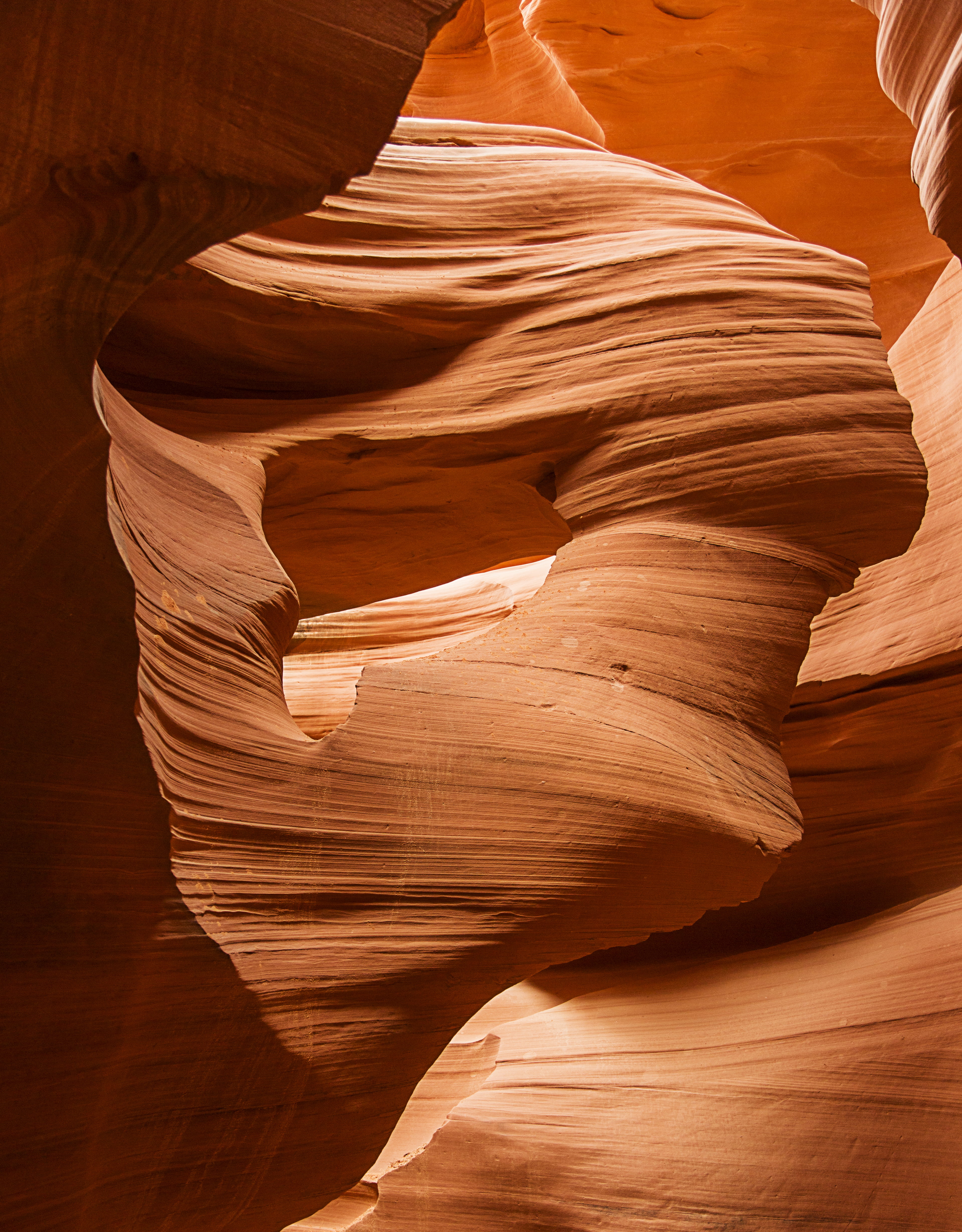 travel destinations, gorge, eroded, physical geography, geology, texture, antelope canyon, brown, tourism, canyon, travel, pattern, beauty in nature, layered, Phone HD Wallpaper