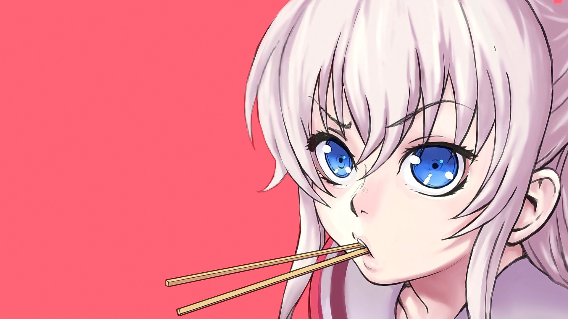 Ilya Kuvshinov, Tomonori Nao, anime girls, 1080P, anime, Charlotte (anime), blue eyes, blonde, looking at viewer, HD Wallpaper